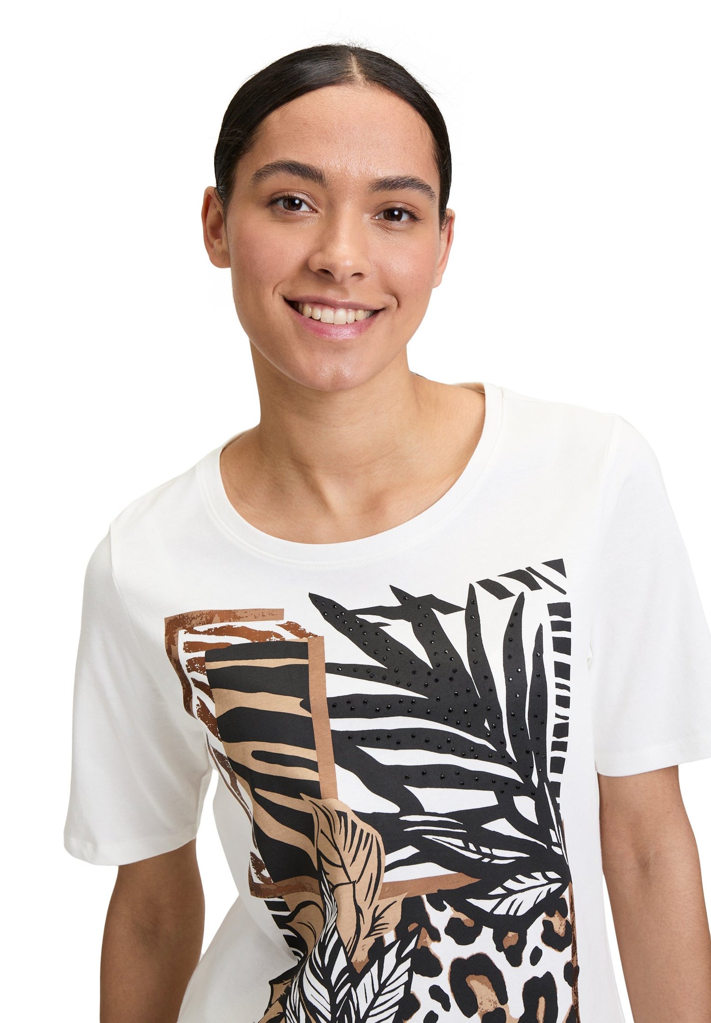 Basic Shirt (Patch Cream/bei)