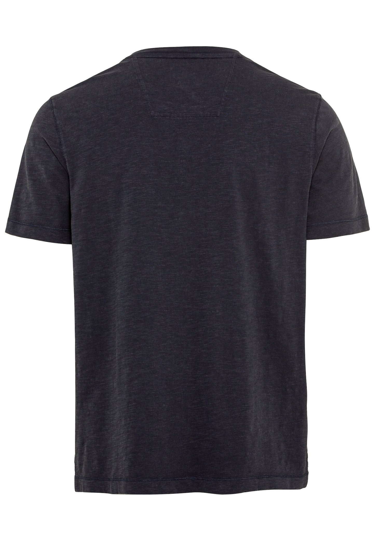 Kurzarm Henley aus Organic Cotton (Night Blue)