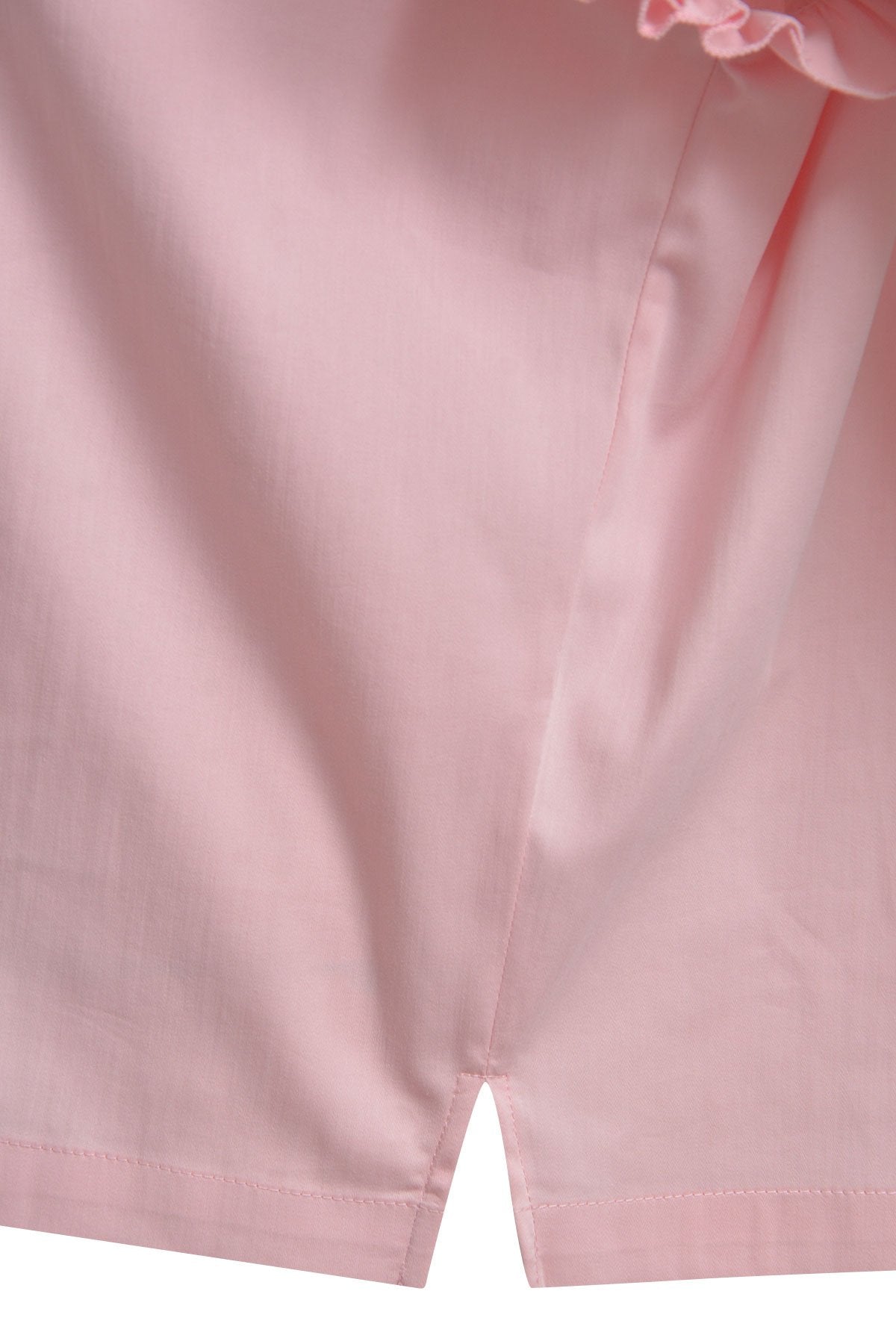 Blouse with Ruffle slv (Powder Ros©)