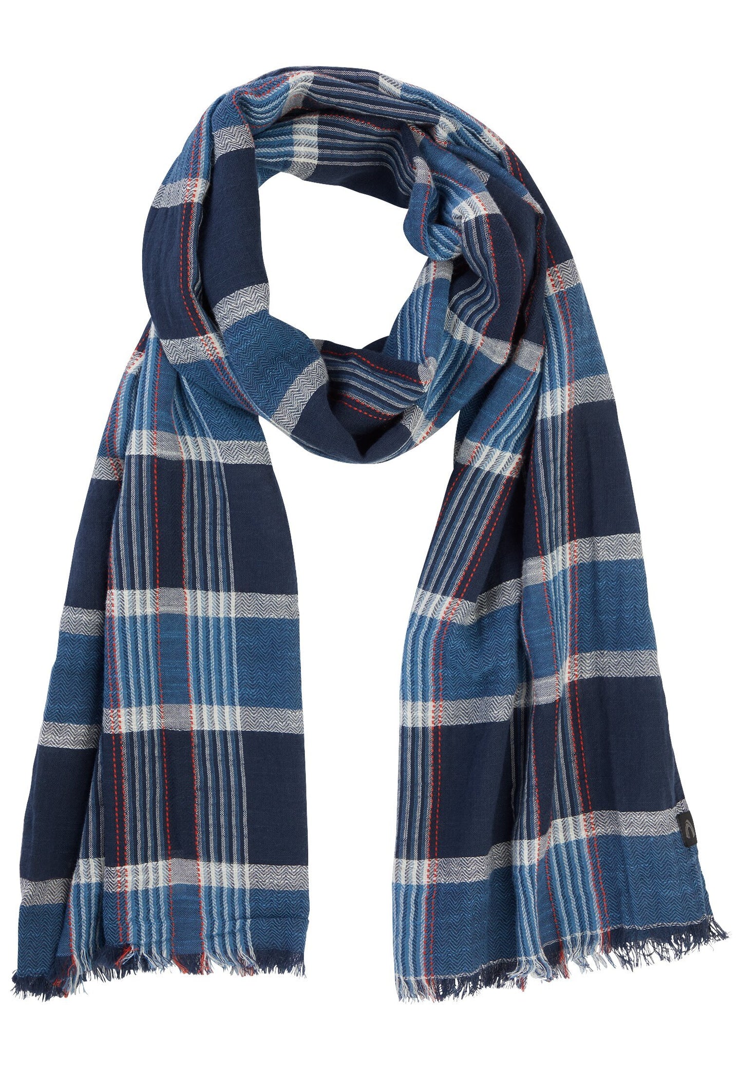 Schal aus Organic Cotton (Dark Navy)
