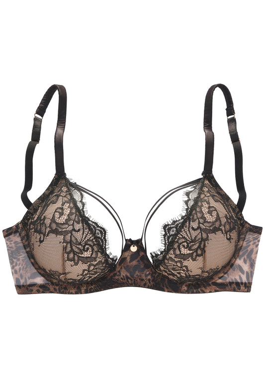 LASCANA wire bra (Leo Print)