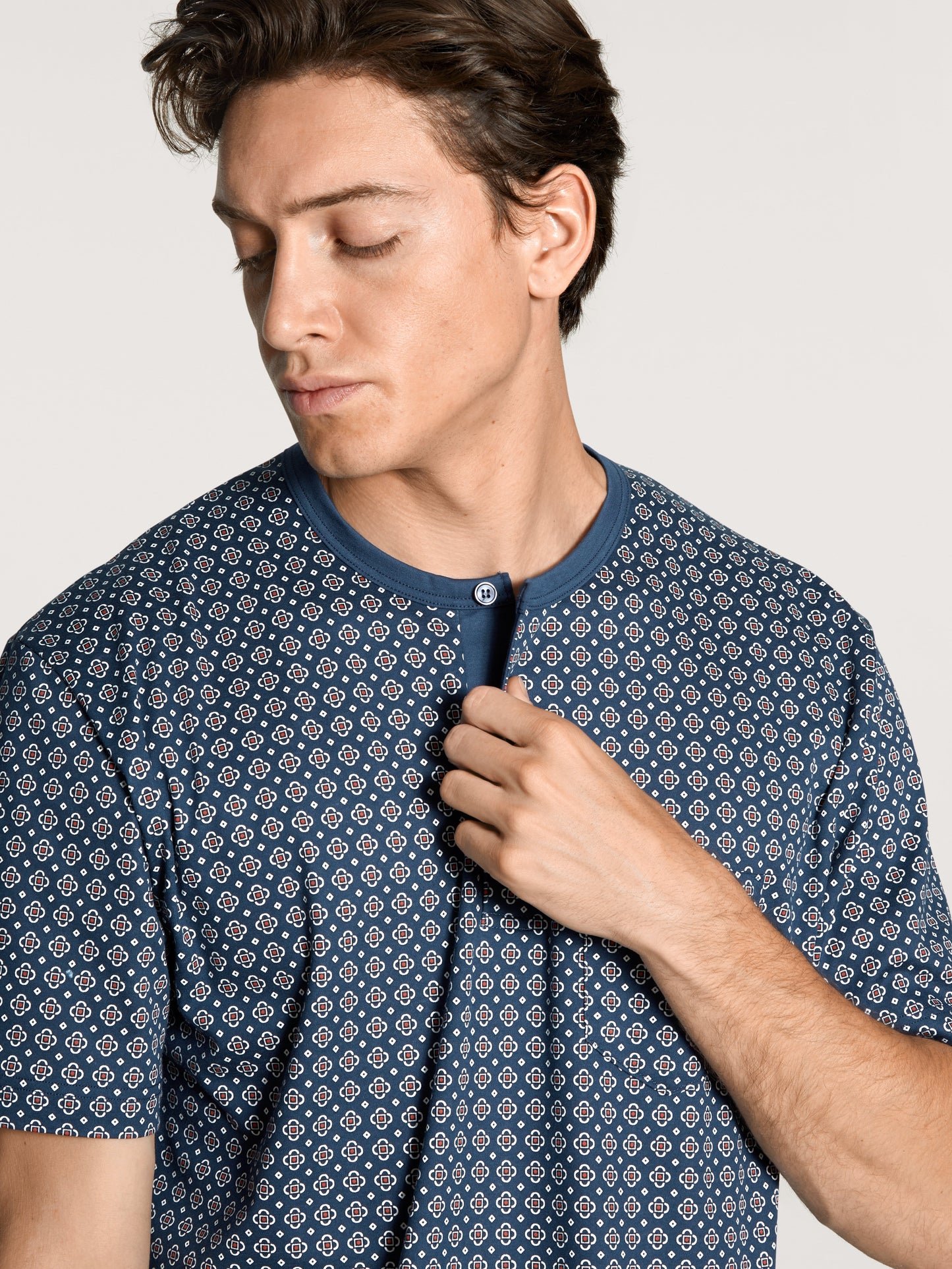 MEN Short pyjamas (Saragossa Blue)