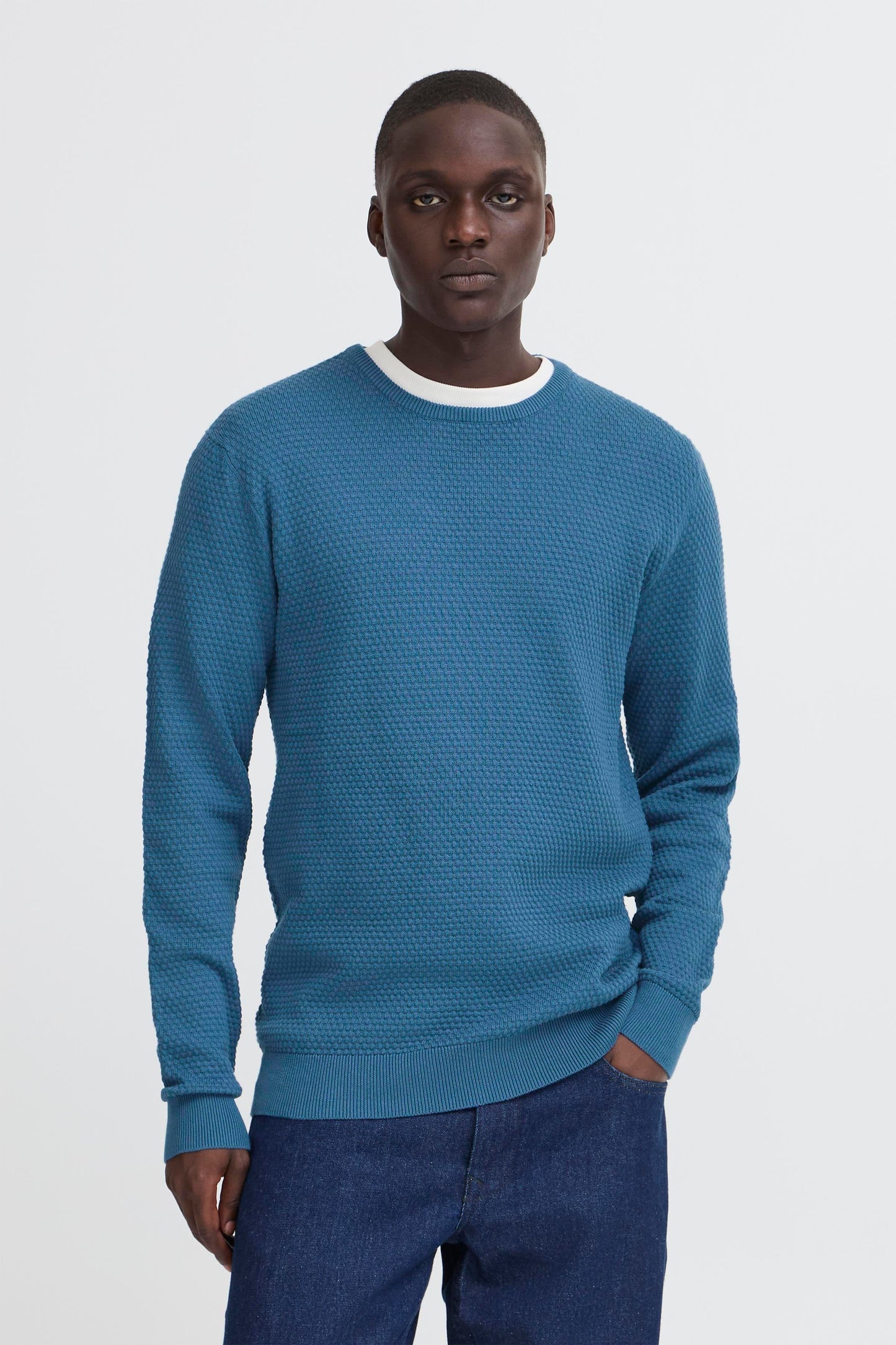 Bhredhill Crew Neck Knit Noos (Ensign Blue)