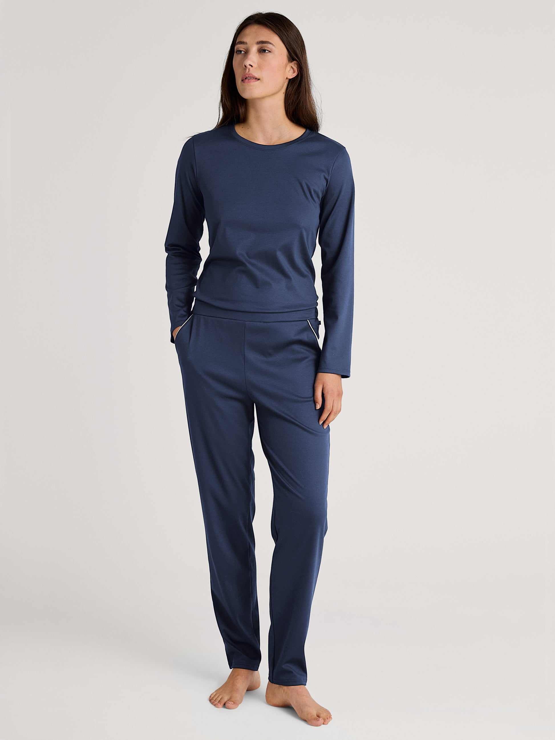WOMEN Shirt long-sleeve (Peacoat Blue)