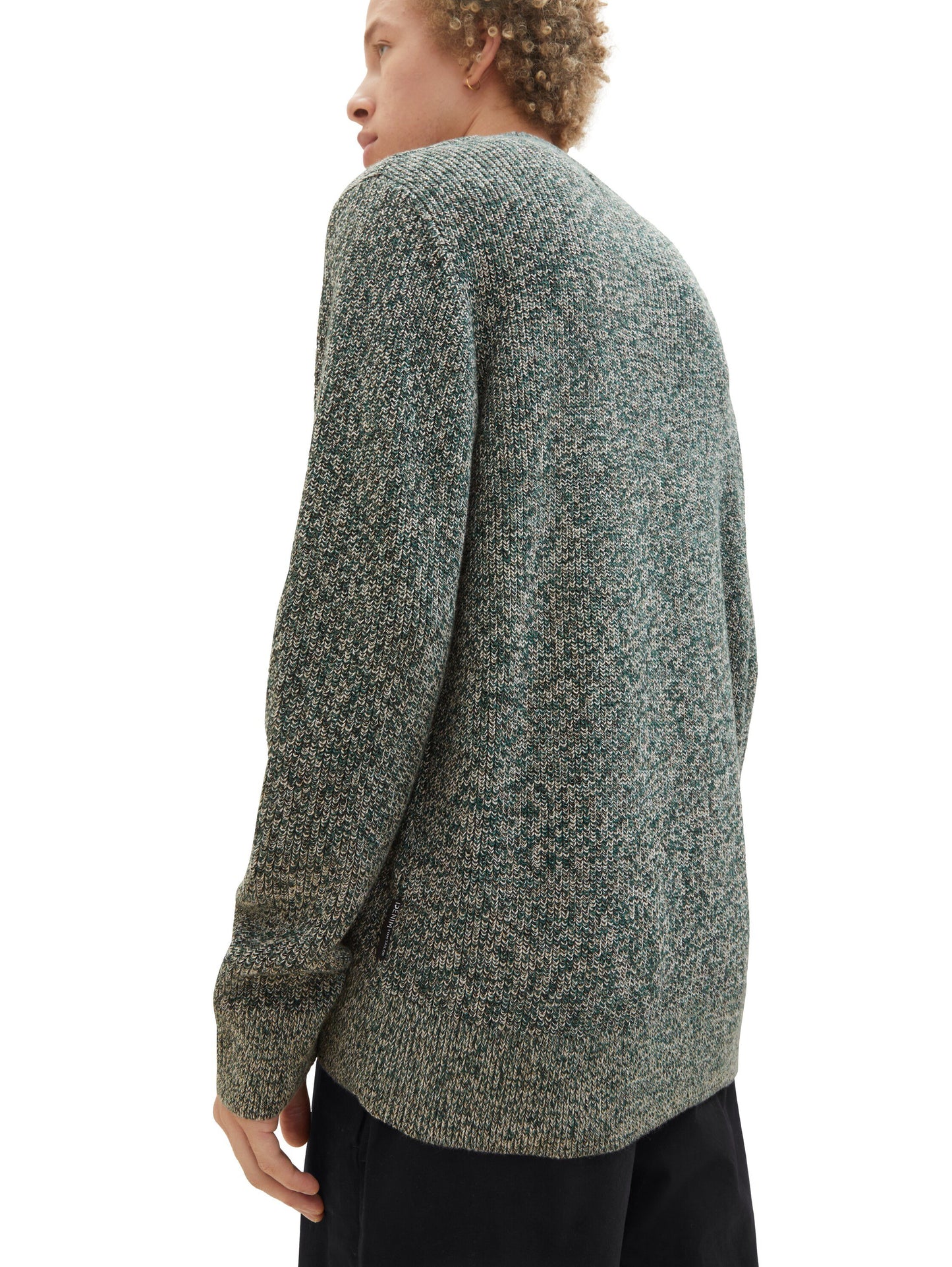 Strickpullover in Melange Optik (Ecru Tonal Mou)