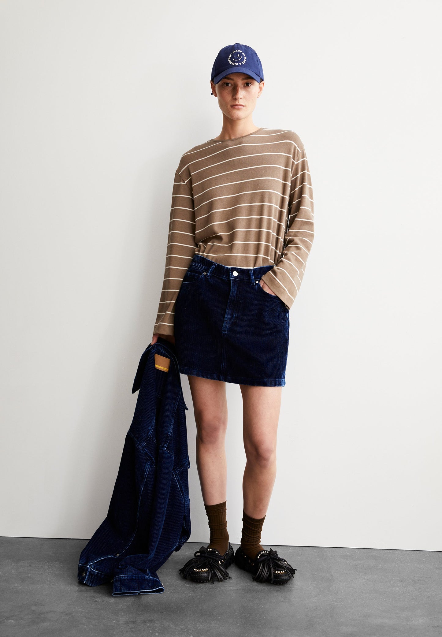 Marynaa Fine Stripe (Walnut Cream-oa)