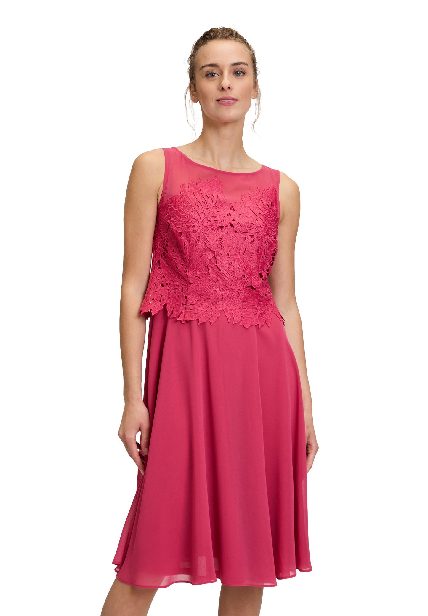 Chiffonkleid (Shiny Coral)