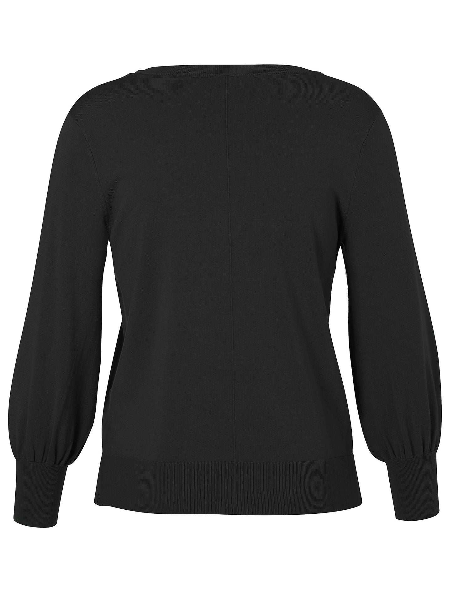Pullover V-Ausschnitt 1/1 Arm (Black)