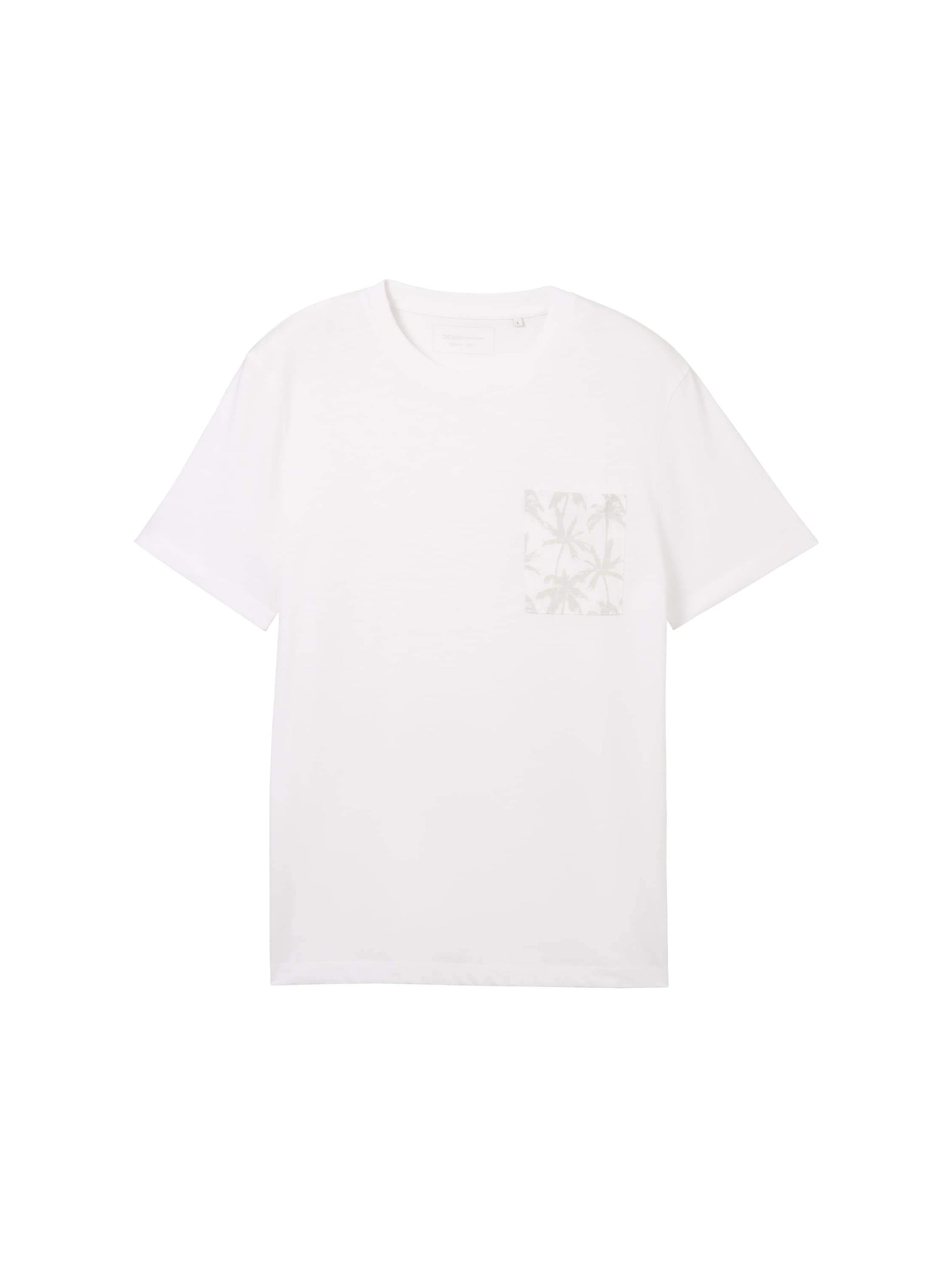 T-Shirt mit Brusttasche (White)