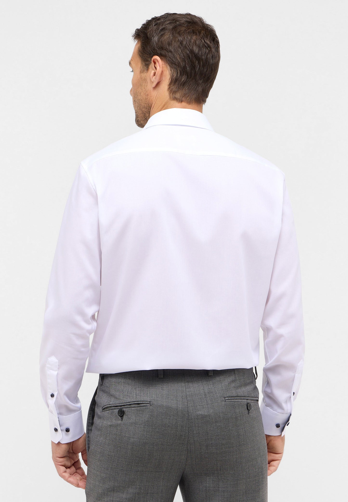 Original Shirt Popeline Langarm (Weiss)
