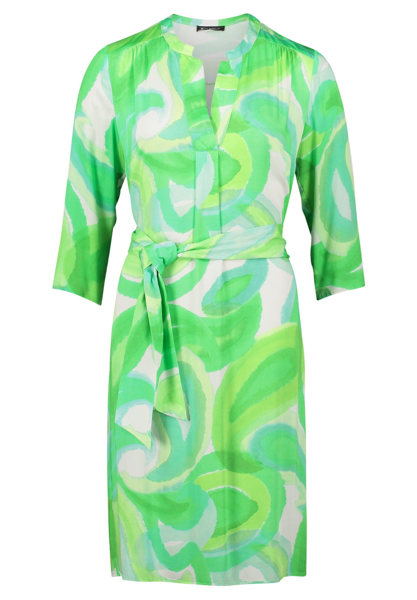 Blusenkleid (Cream/green)