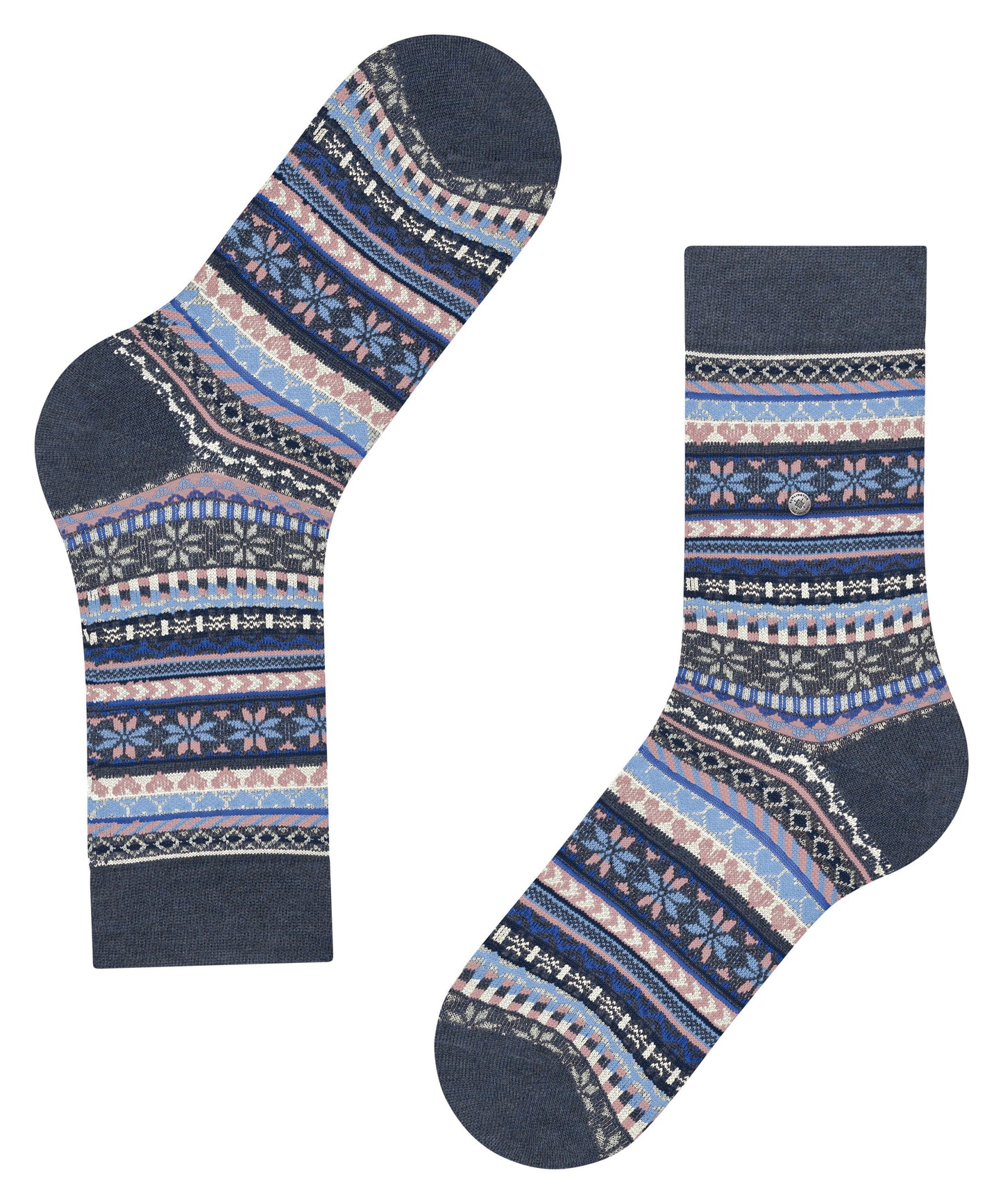 Burlington Fair Isle Delight Damen (Dark Blue Mel.)