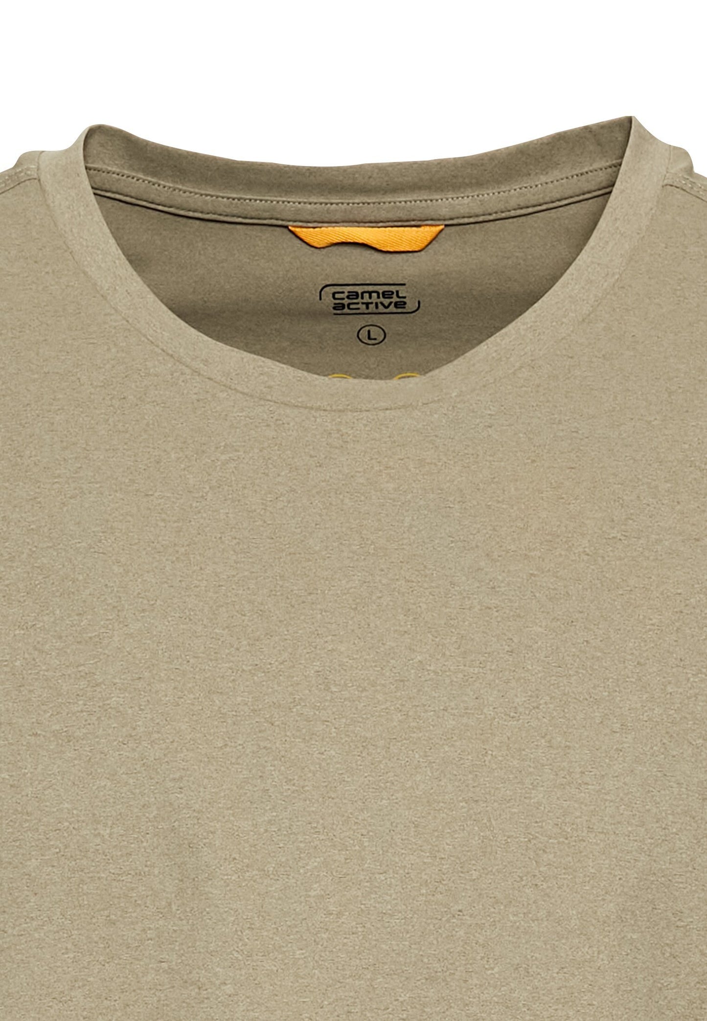 T-Shirt mit Rückenprint (Khaki)