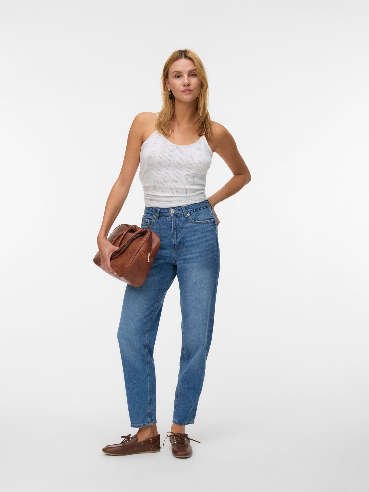 Vmtessa Hr Mom Jeans Ra380 Ga Noos (Medium Blue D)
