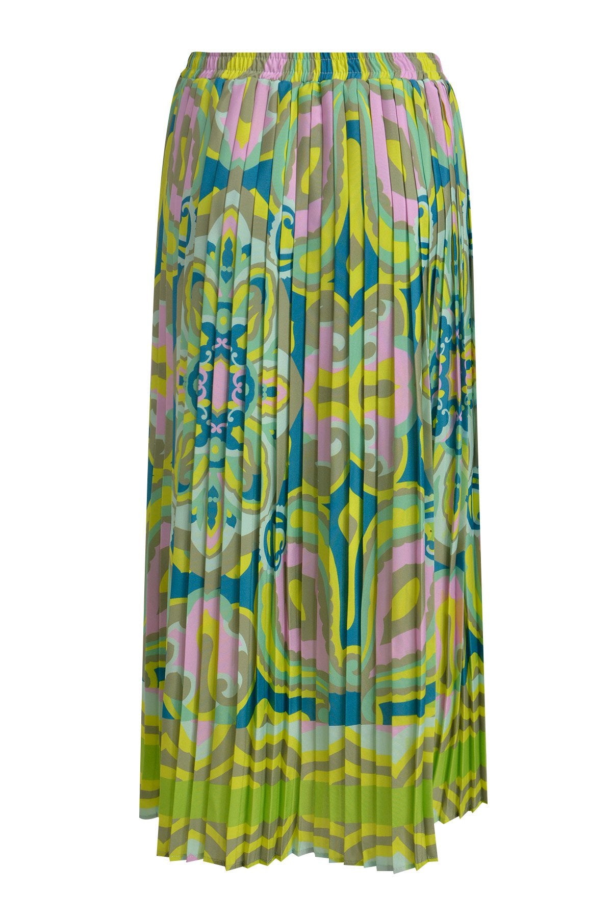 Plissee Skirt (Lime Print)