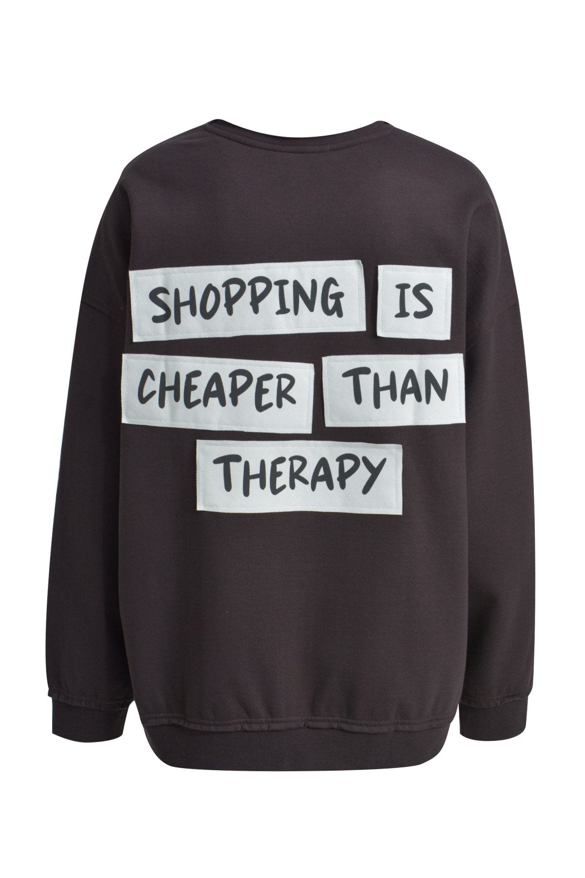 Oversize Sweatshirt Open Edges Vn (Choco)