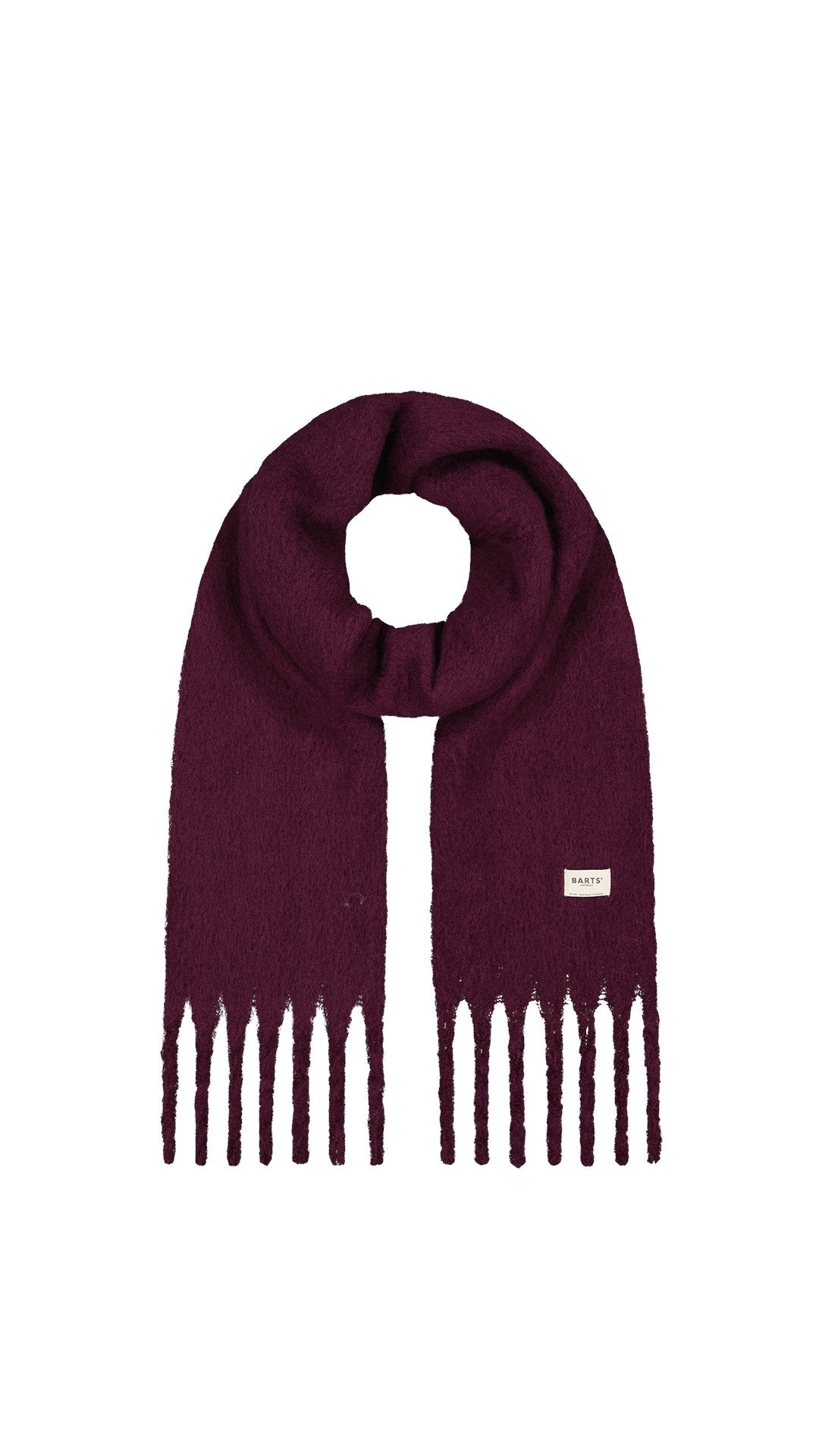 Keridda Scarf (Red Aubergine)