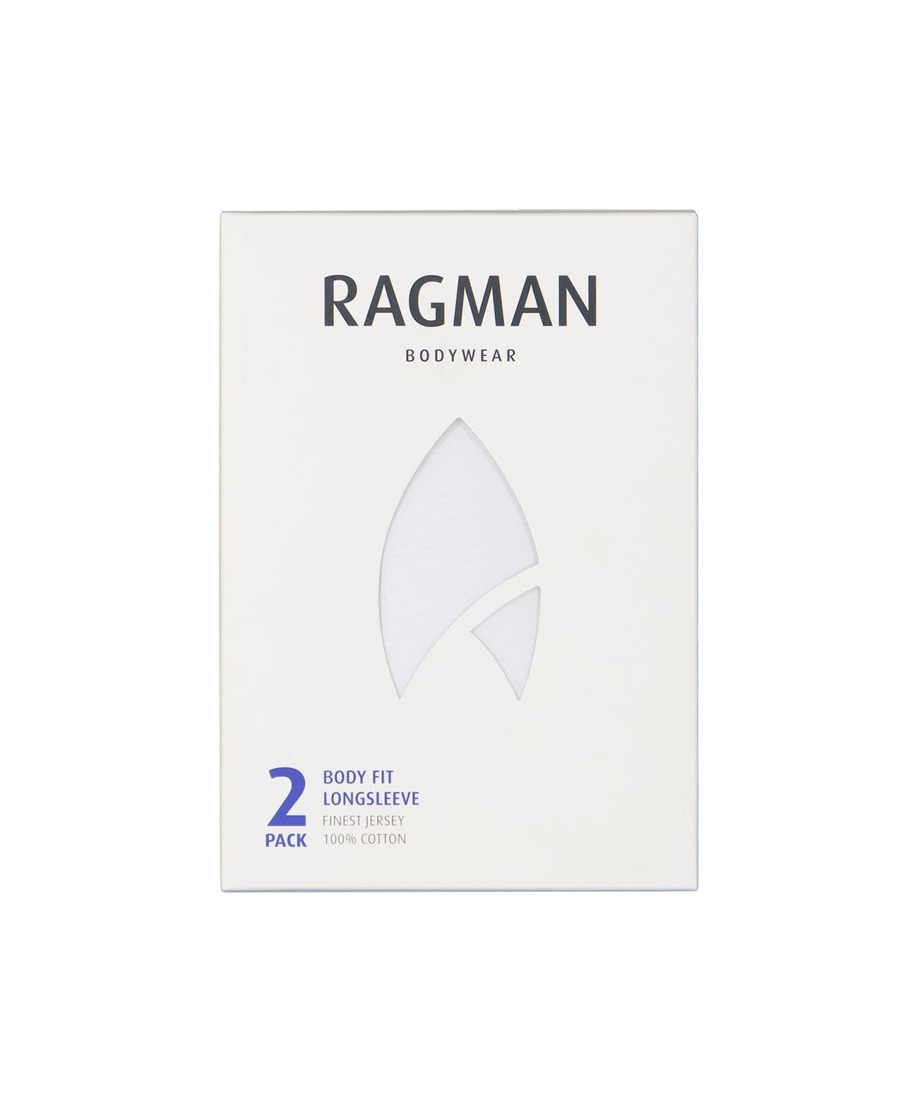 2 Langarm Shirts body fit (Weiss)