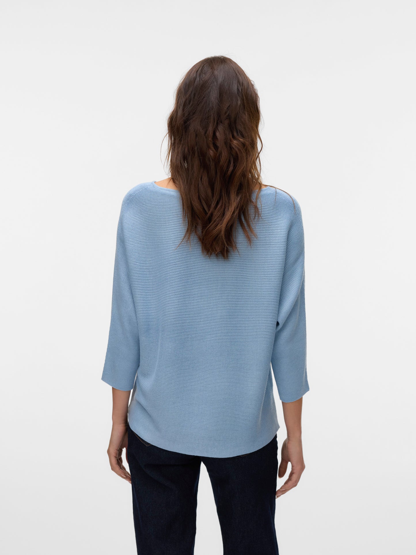 Vmnora 3/4 Boatneck Blouse Noos (Cashmere Blue)