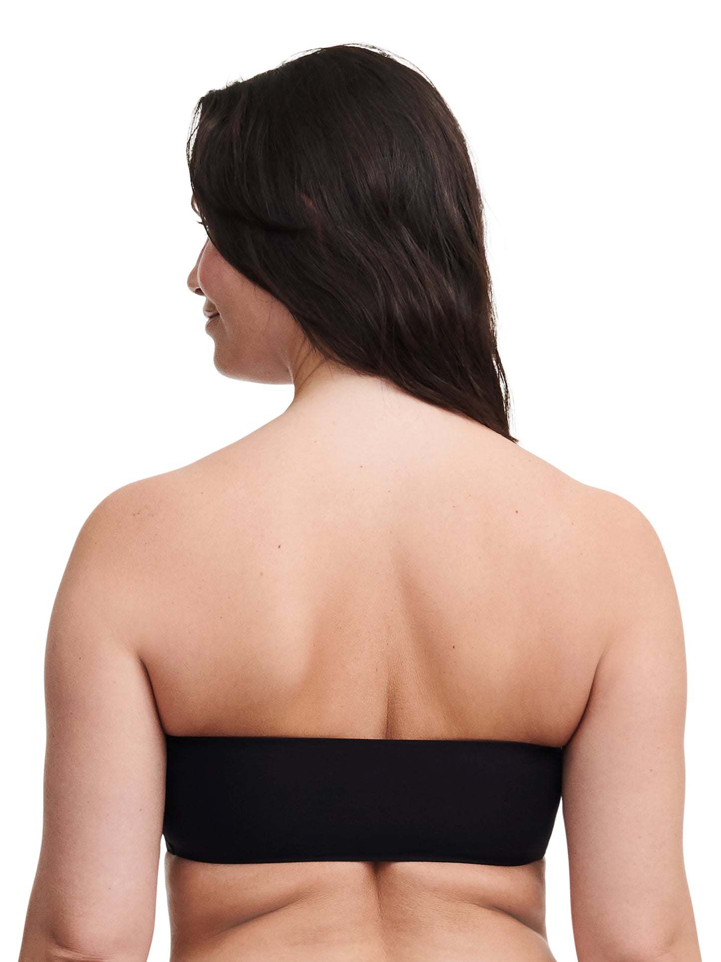 SOFTSTRETCH Bandeau mit Soft Cups (Schwarz)