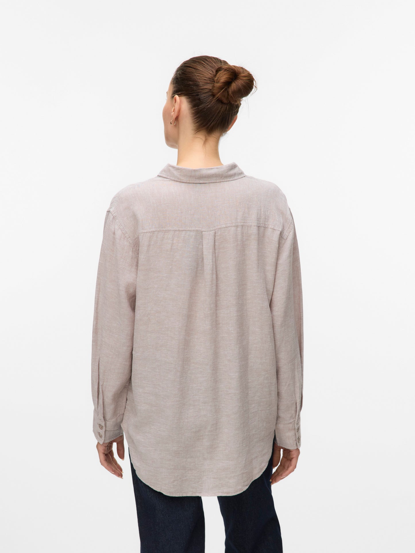 Vmlinn Ls Shirt Wvn Noos (Moon Rock/)