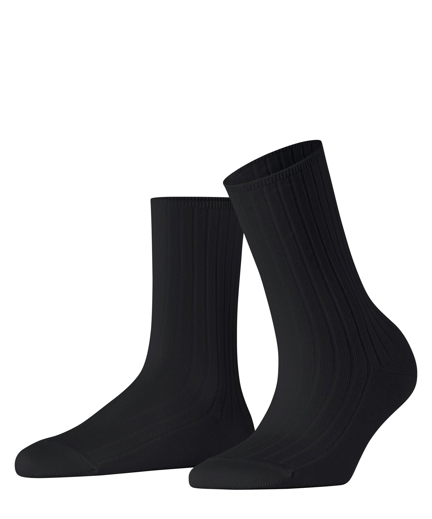 FALKE Cotton Rib Damen (Black)