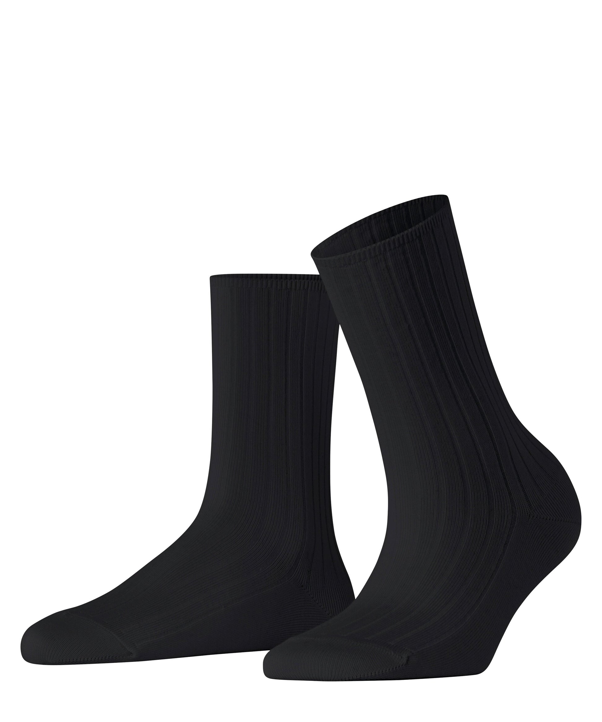 FALKE Cotton Rib Damen (Black)