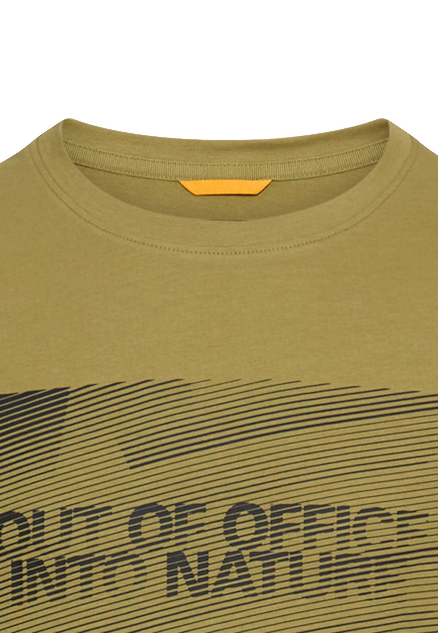 T-Shirt mit Print aus nachhaltigem Organic Cotton (Mosstone)