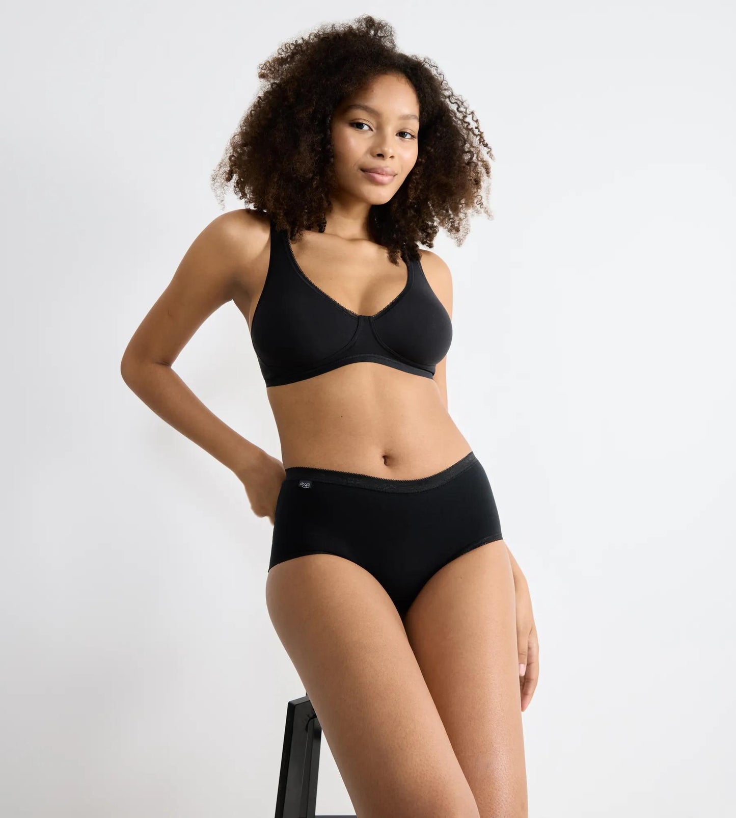 sloggi Basic+ Midi 2P (Black)