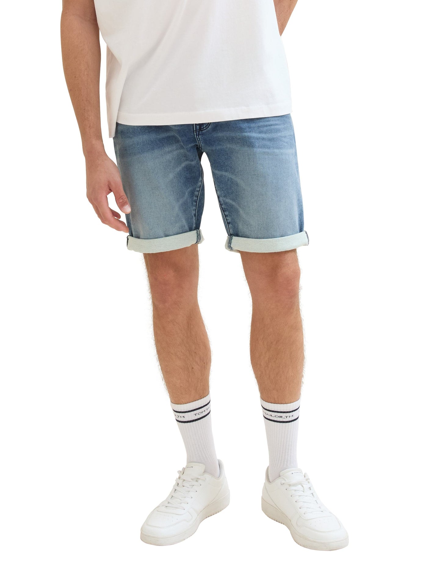 Regular Jeans Shorts (Tinted Blue De)