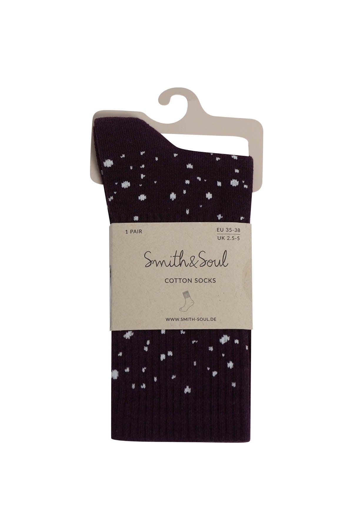 Socks (Plum Print)