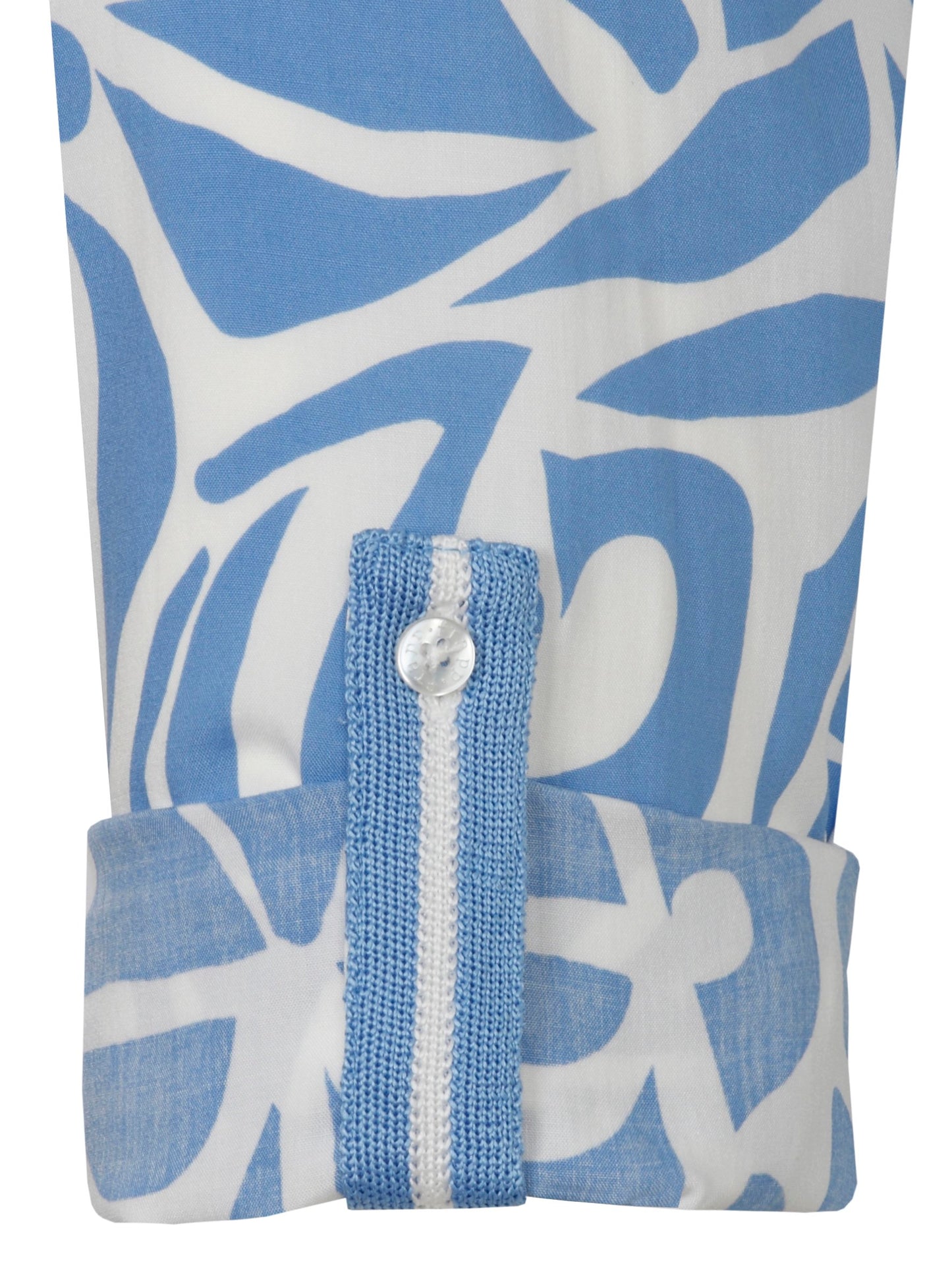 Tunika V-Ausschnitt 1/1 Arm Druck (Blue / Offwhi)