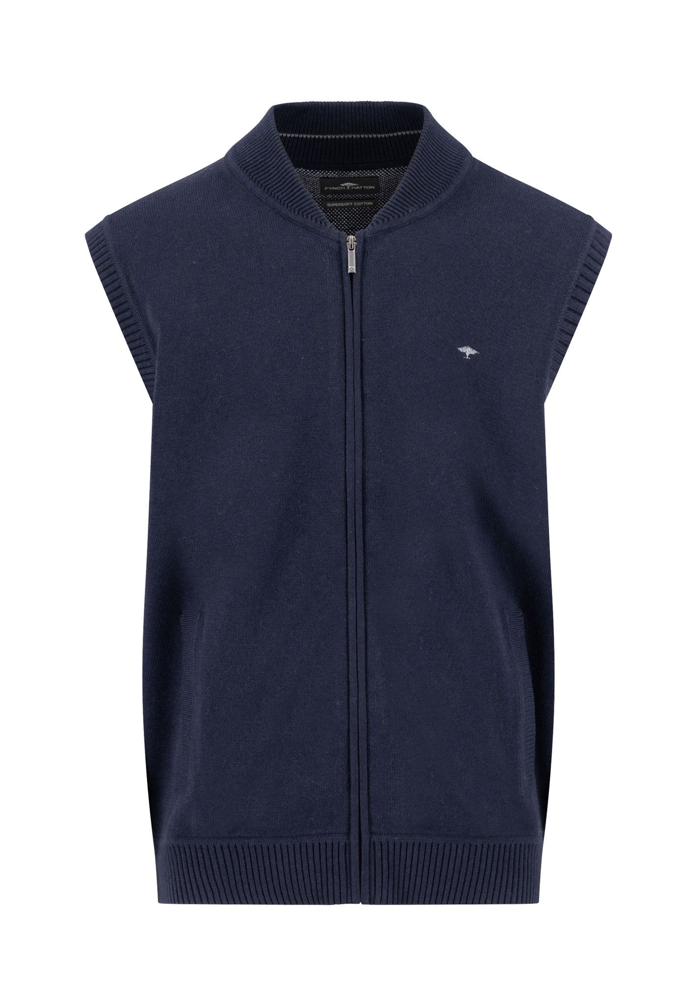 Vest Zip College, Supersoft (Navy)
