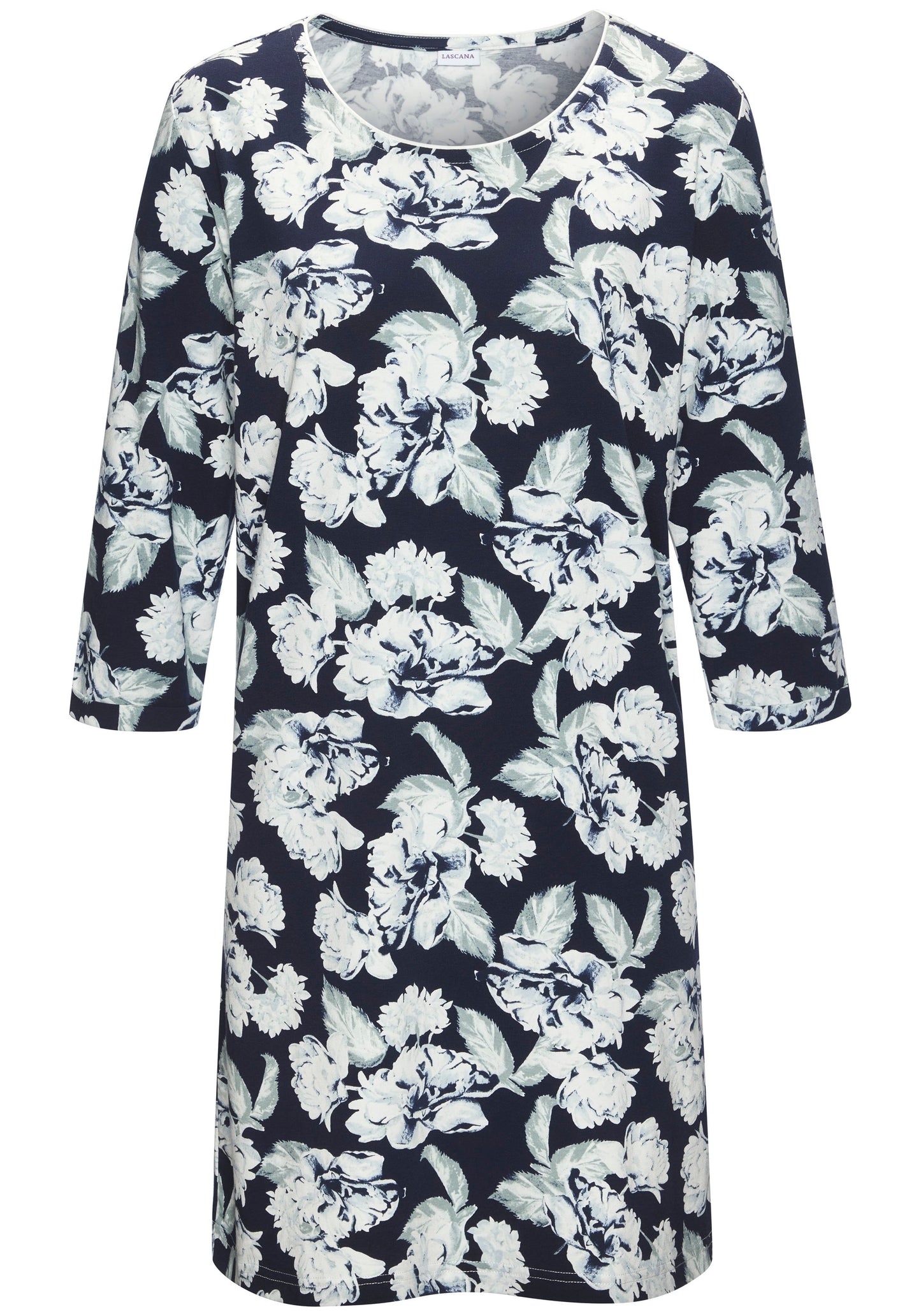 LASCANA LAS Bigshirt (Blue Aop)