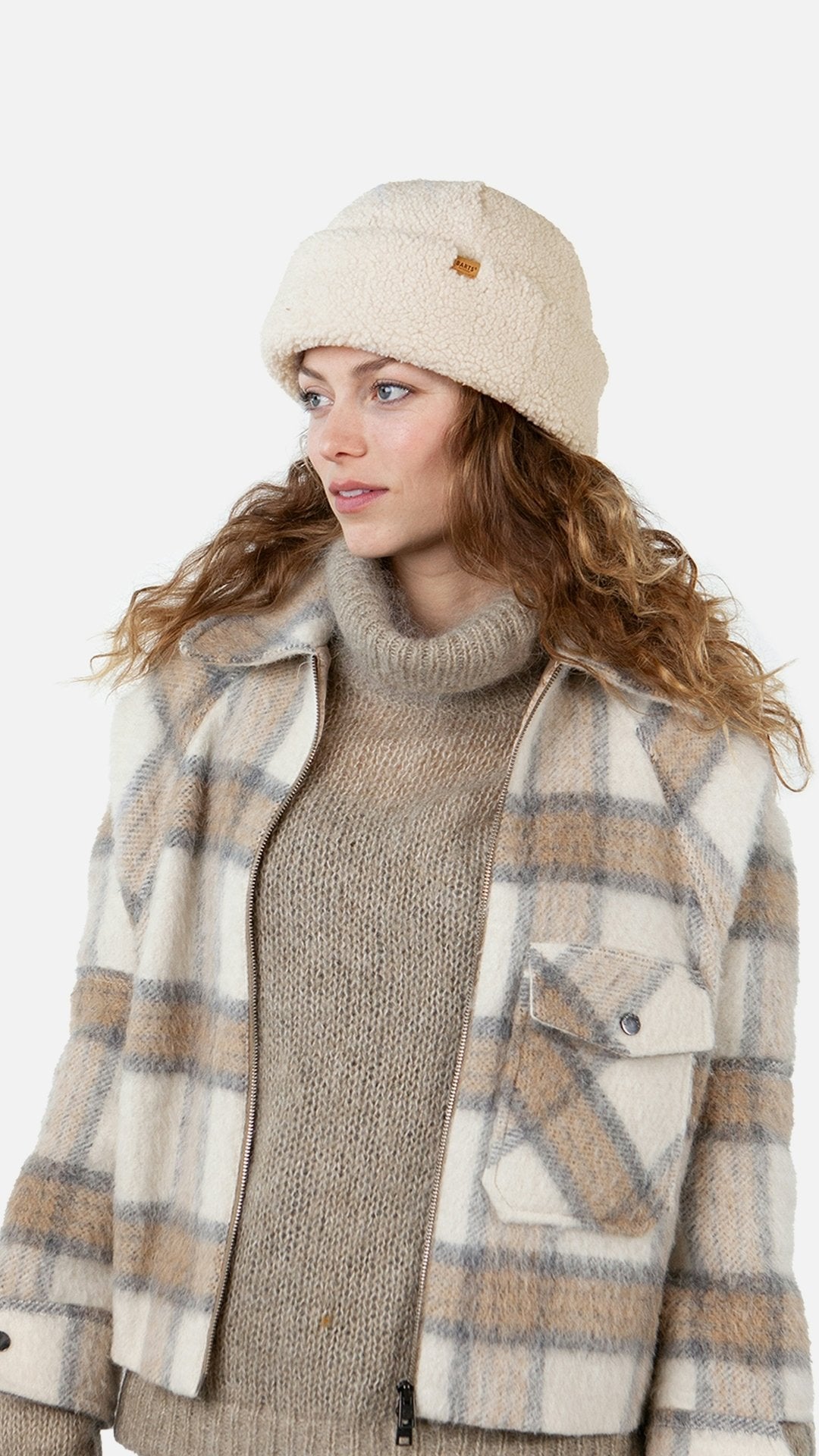 Teddybow Hat (White Cream)