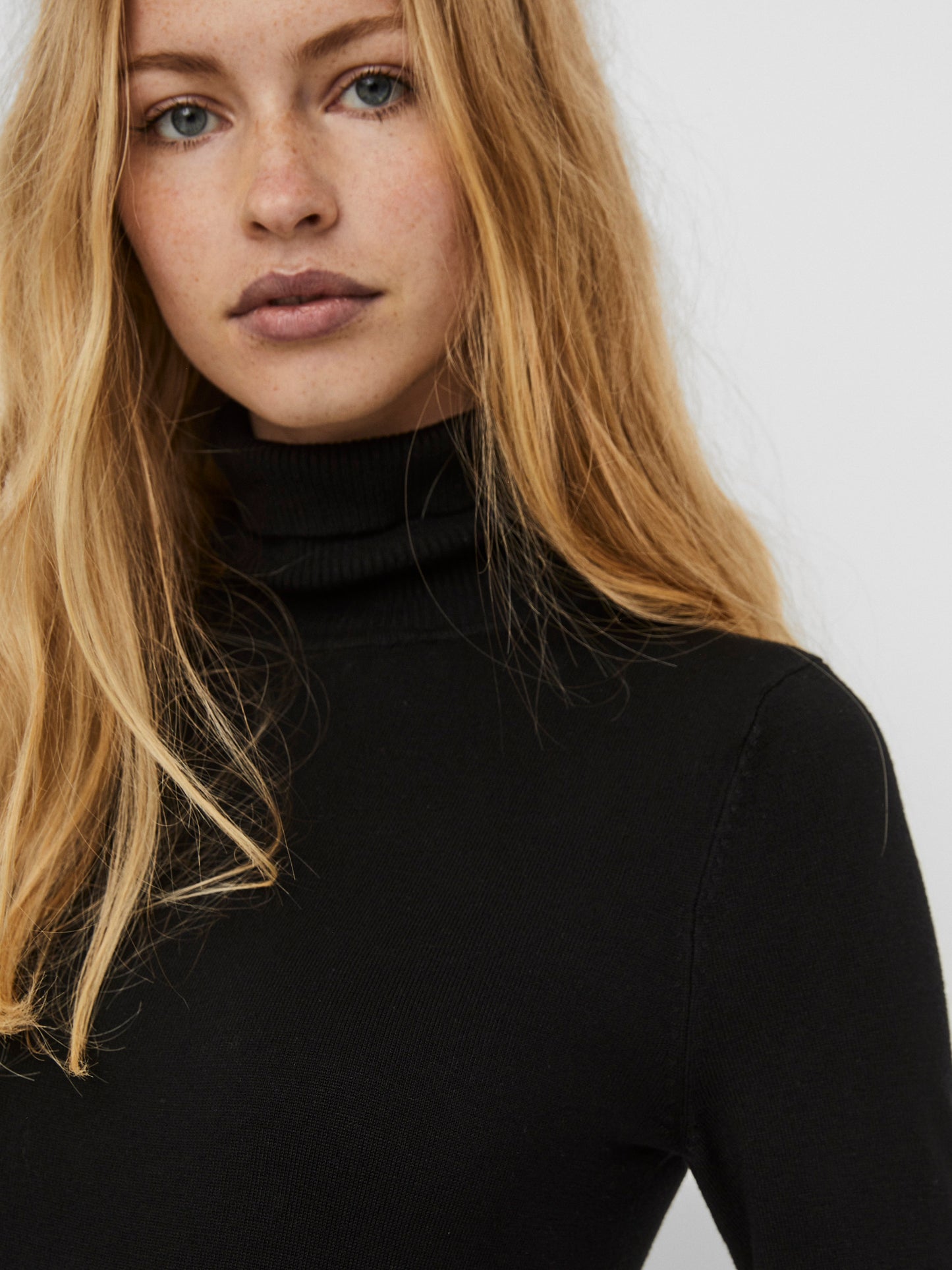Vmglory Ls Rollneck Blouse Ga Noos (Black)