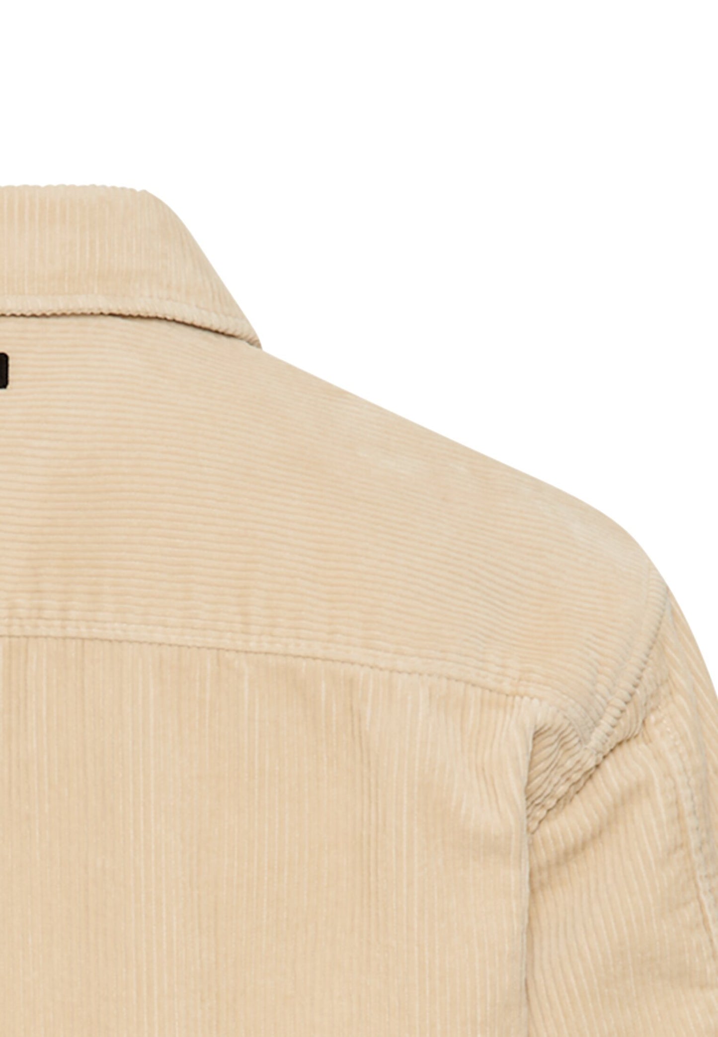 Cord Overshirt mit Druckknöpfen (Oatmeal)