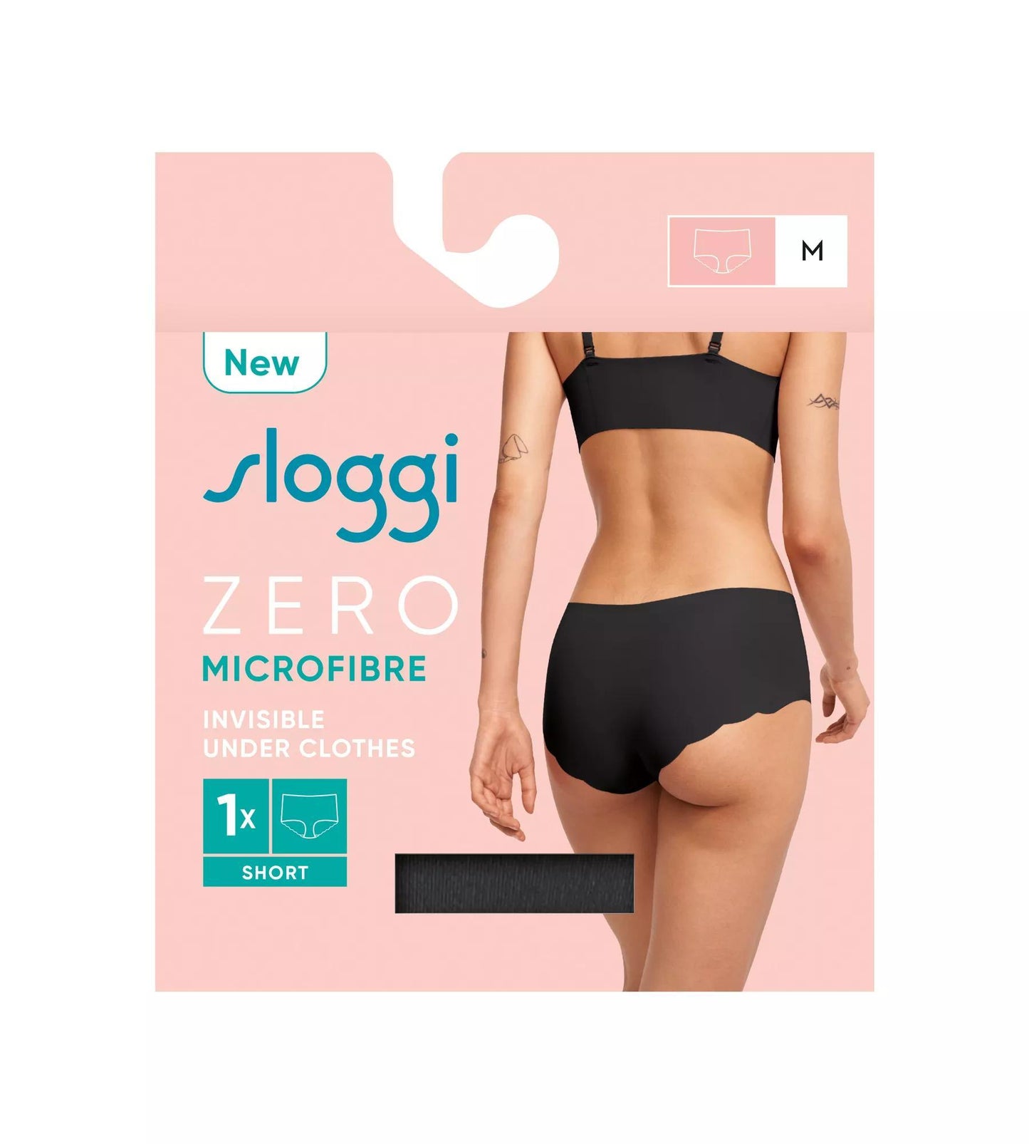 sloggi ZERO Microfibre 2.0 Short (Black)
