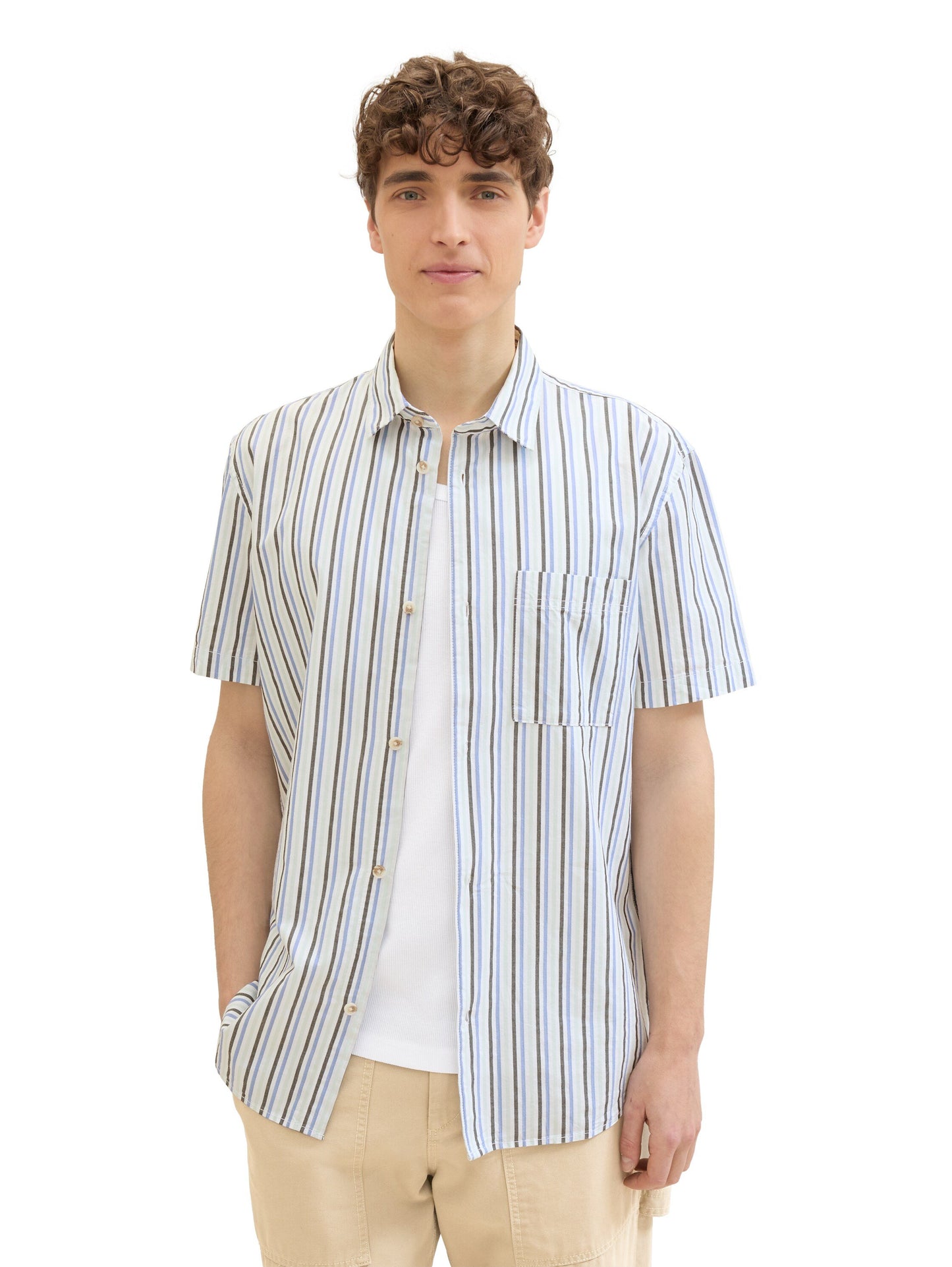 striped shirt (Regular Navy G)