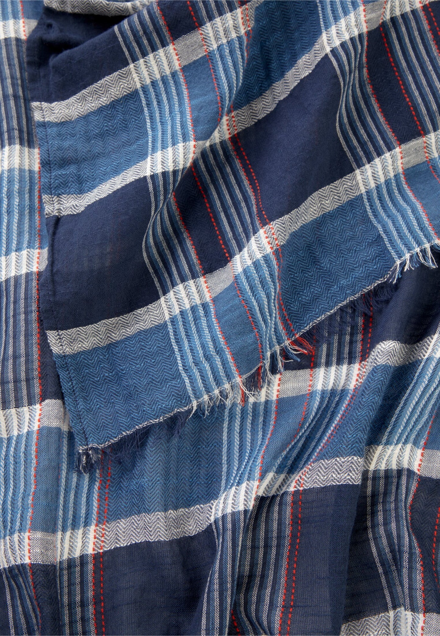 Schal aus Organic Cotton (Dark Navy)