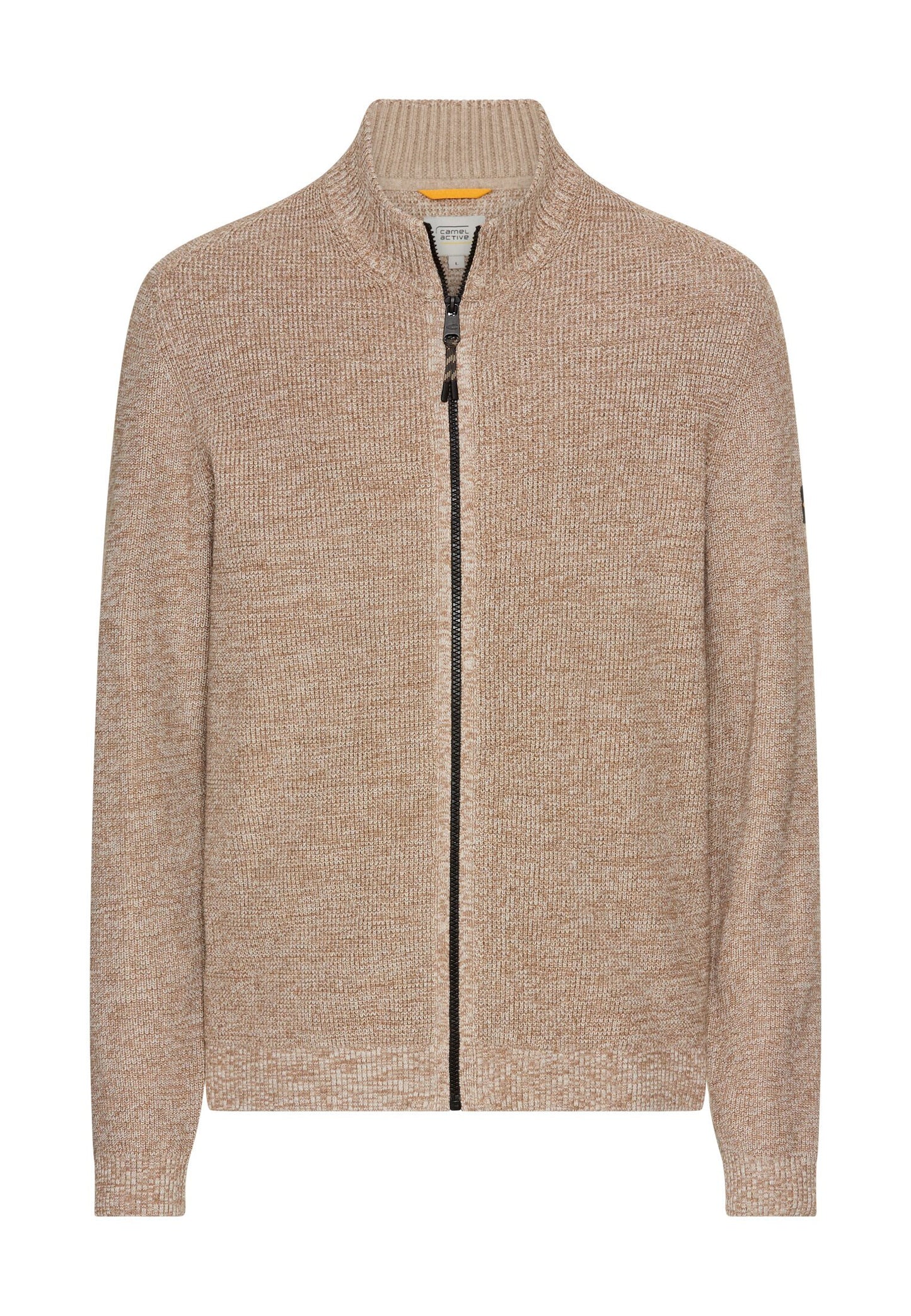 Strickjacke aus einem soften Baumwollmix (Oatmeal)
