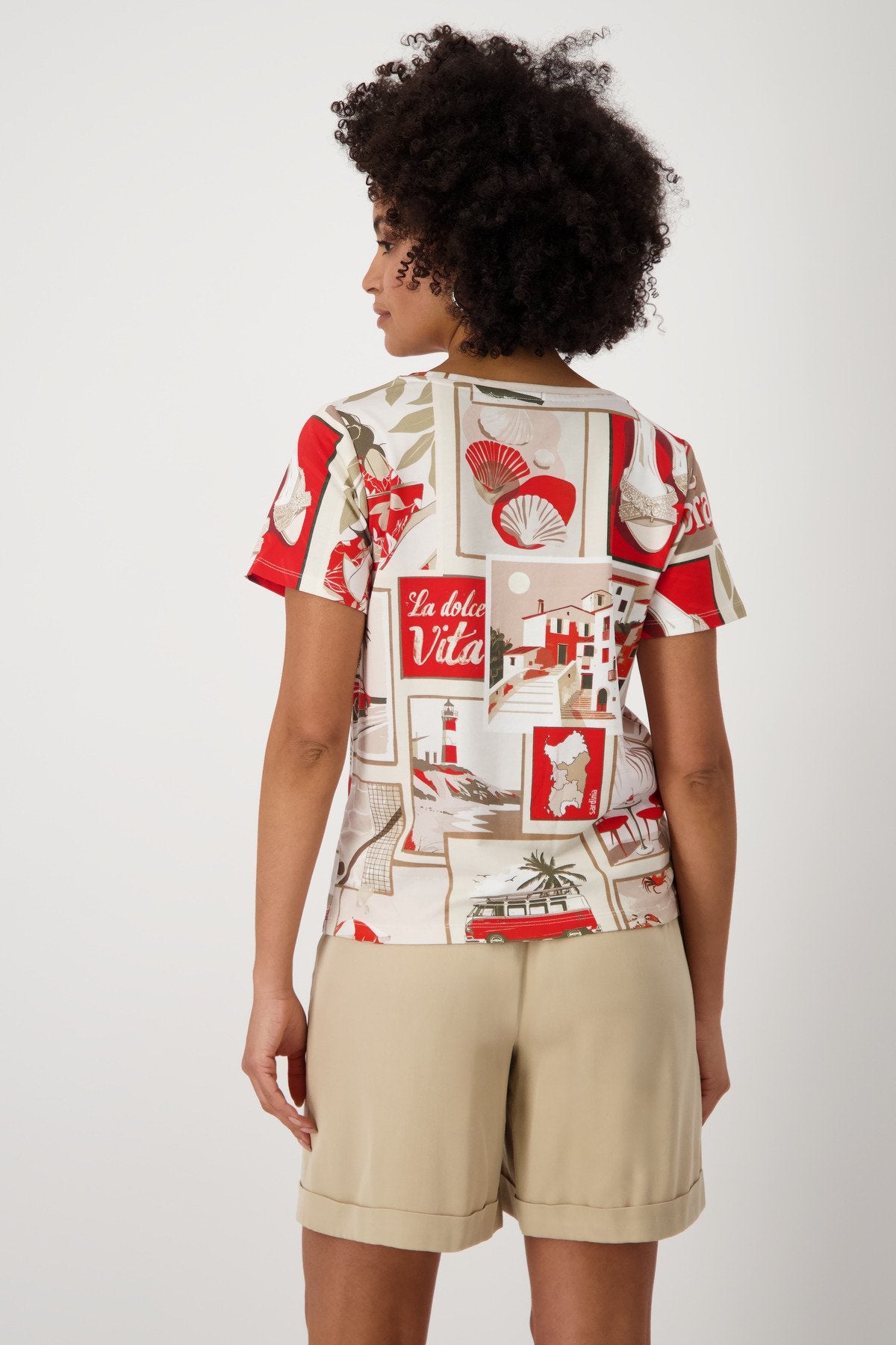 T-Shirt (Red Gemustert)