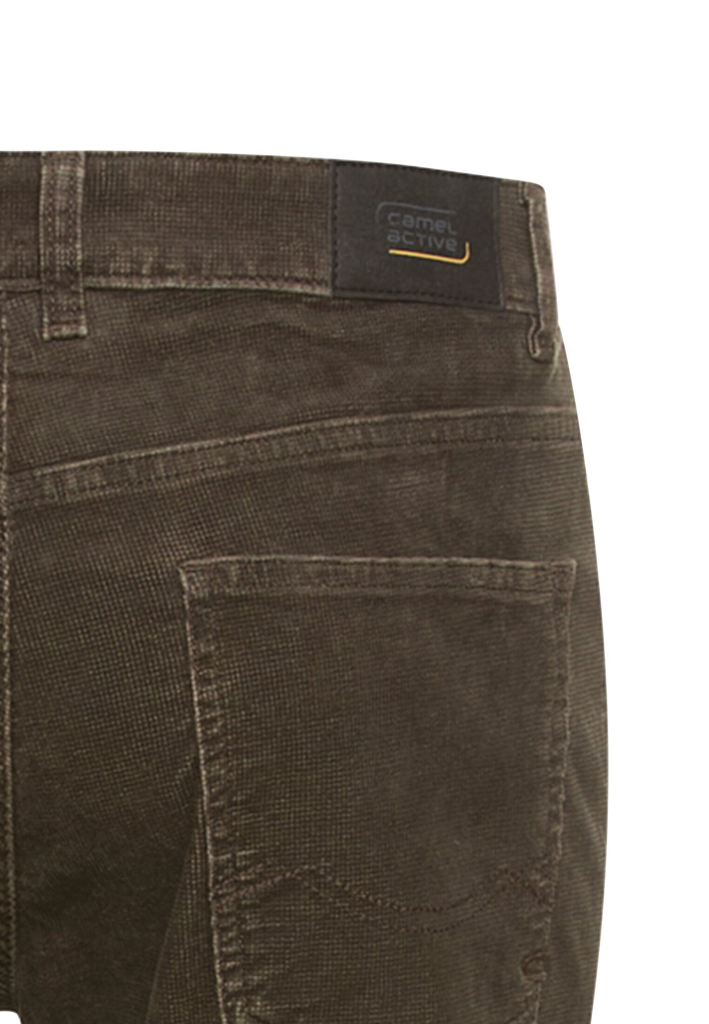 5-Pkt Regular Fit Hose aus Baumwollmix (Dark Brown)