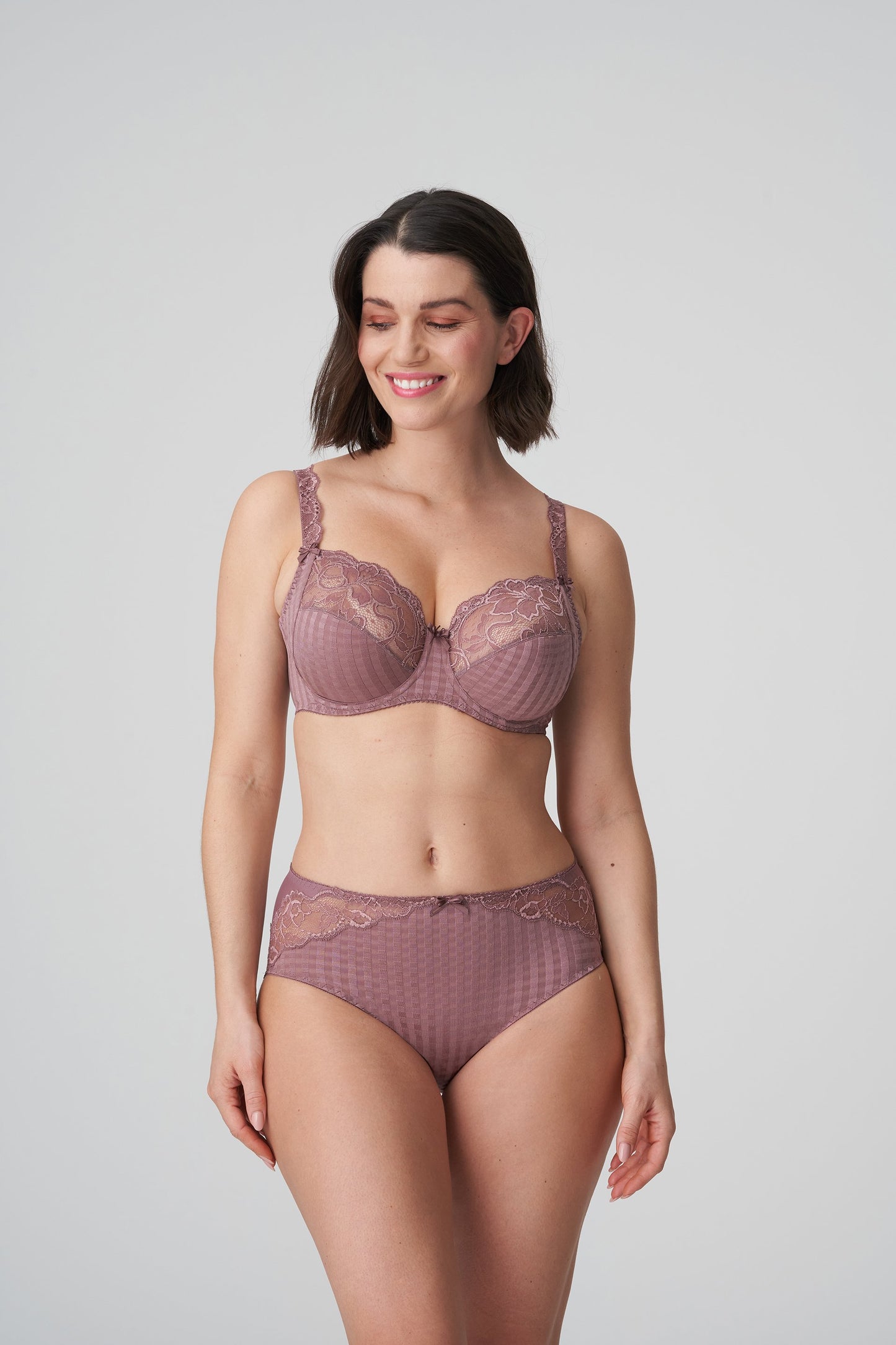 MADISON Satin Taupe Taillenslip (Sat)