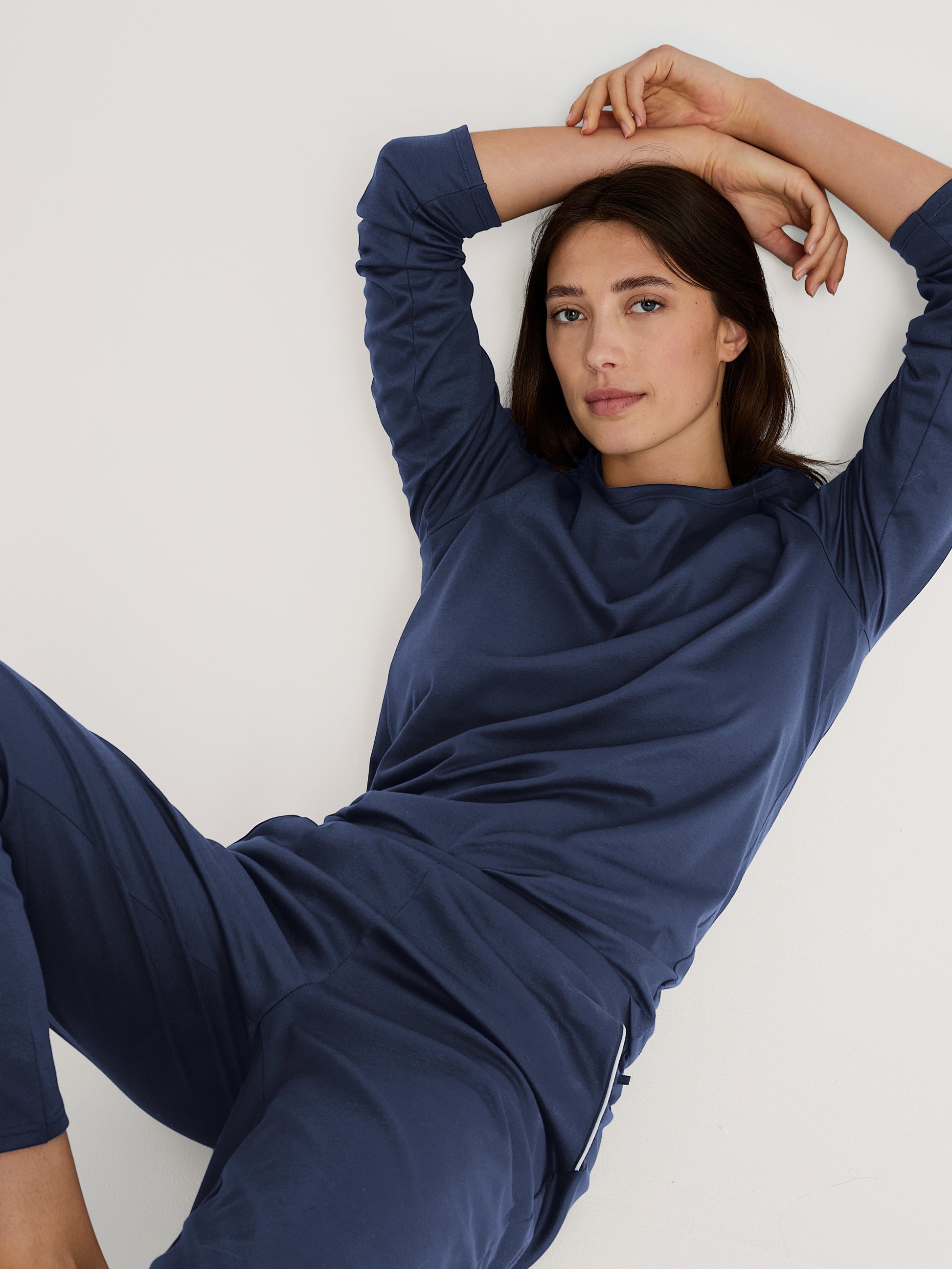 WOMEN Shirt long-sleeve (Peacoat Blue)