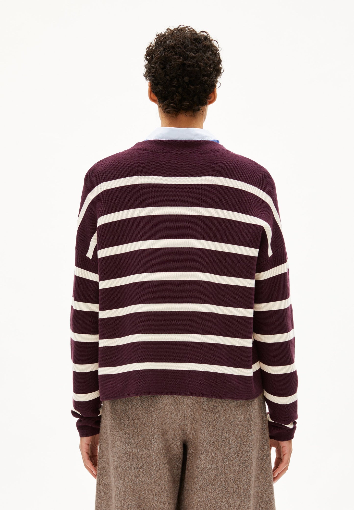 Merinaa Stripes (Dark Cranberry-)