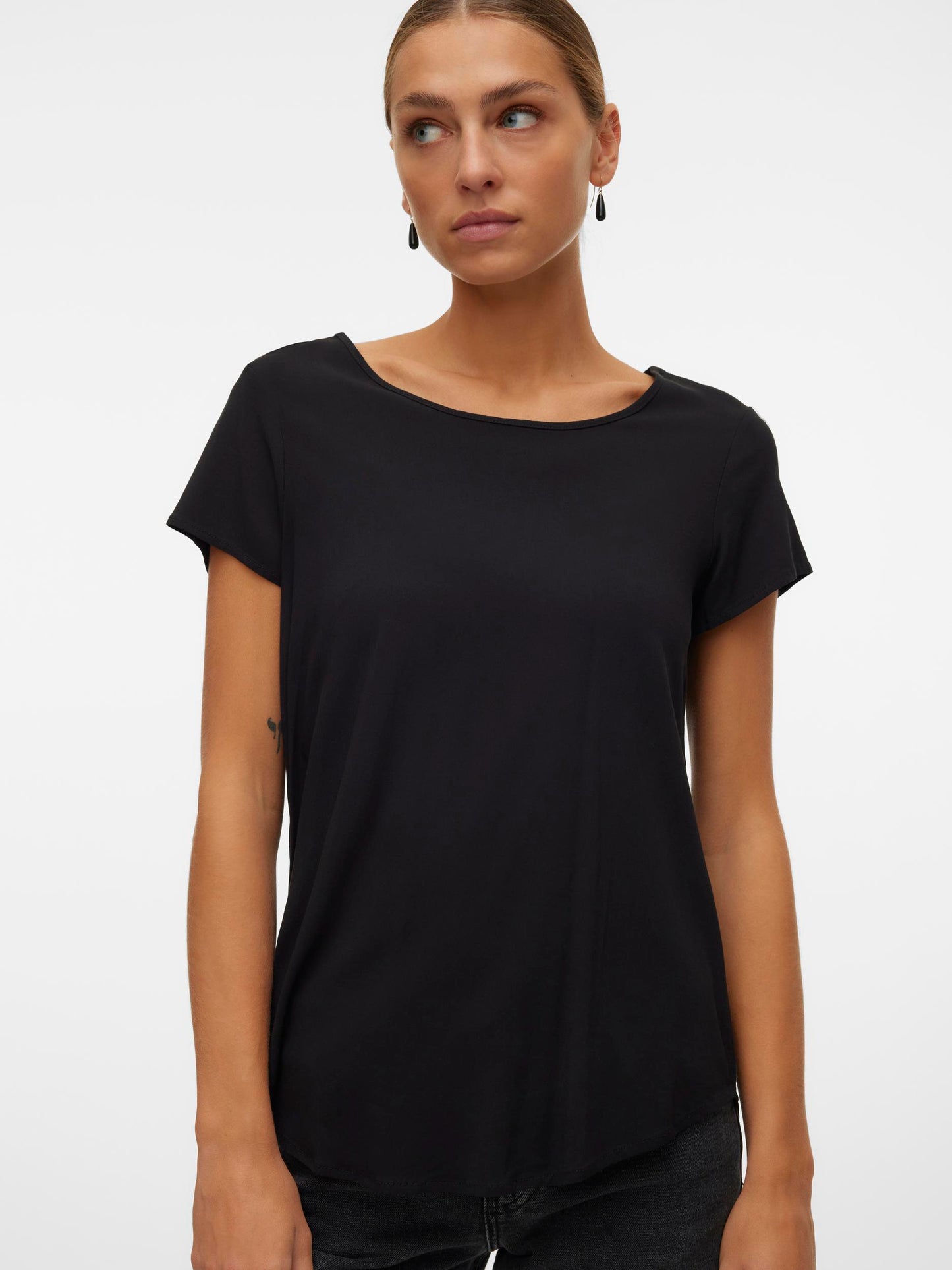 Vmbella Ss Top Wvn Ga Noos (Black)