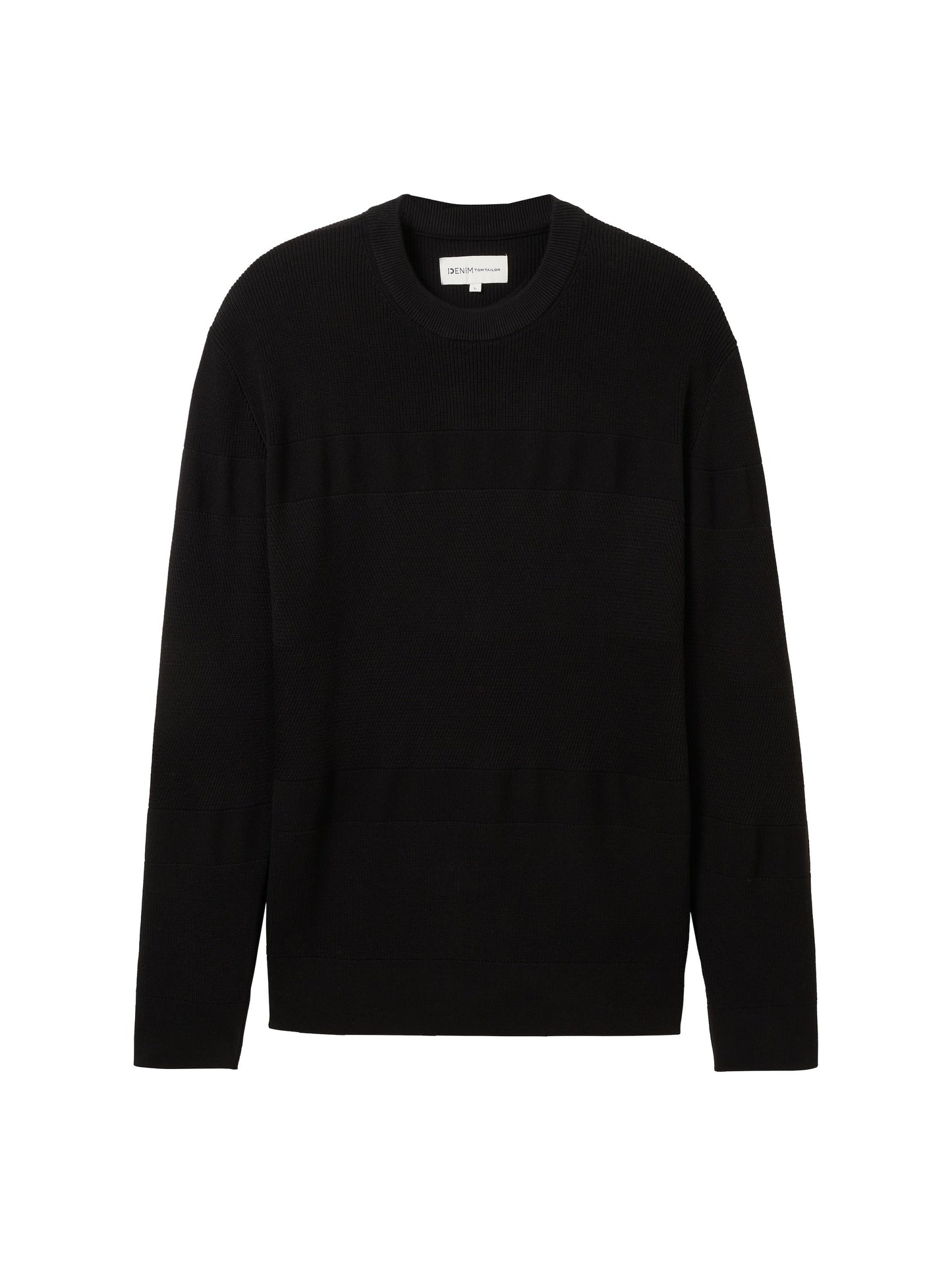 Strickpullover mit Struktur (Black)