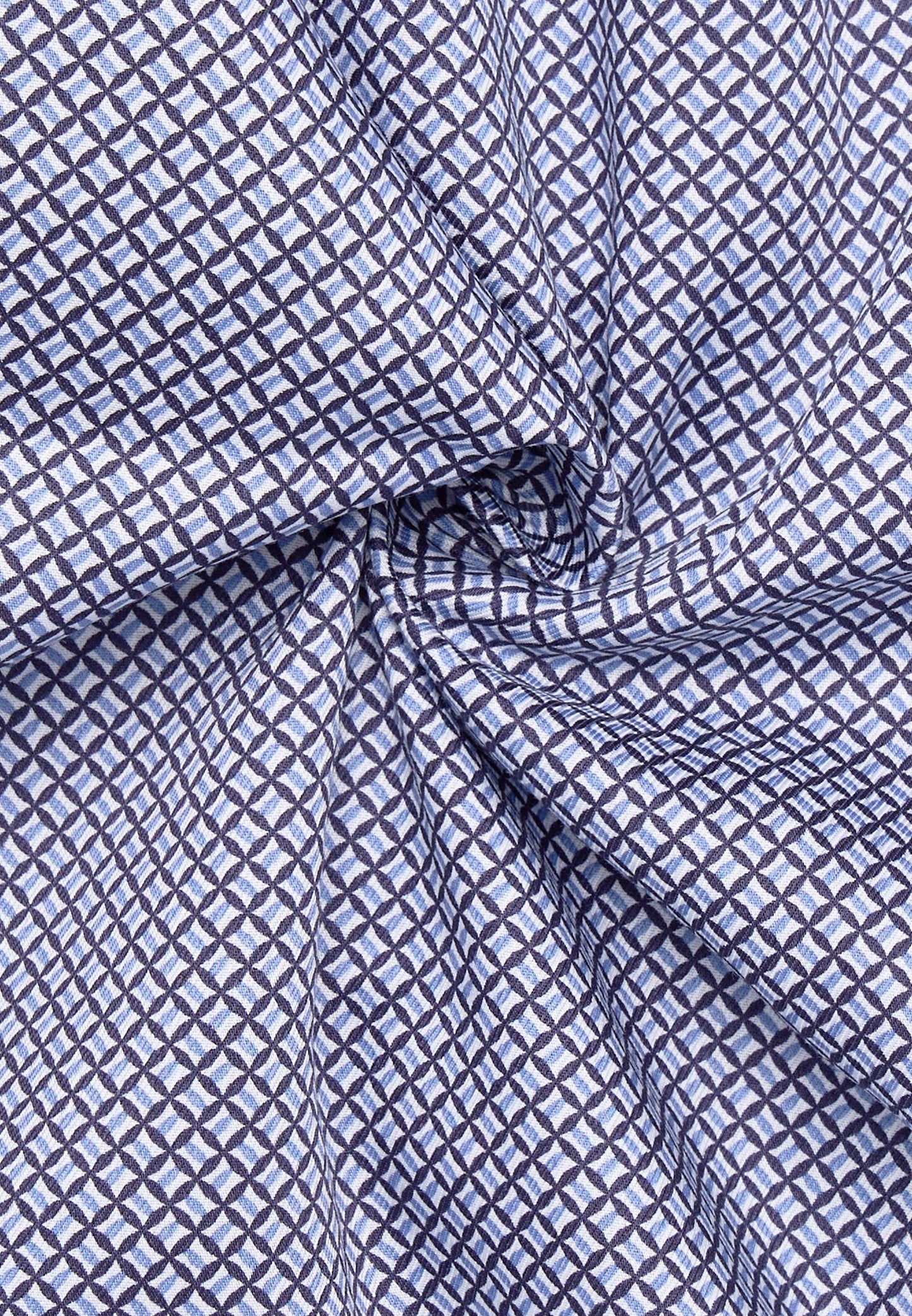 Hemd Twill Langarm (Mittelblau)