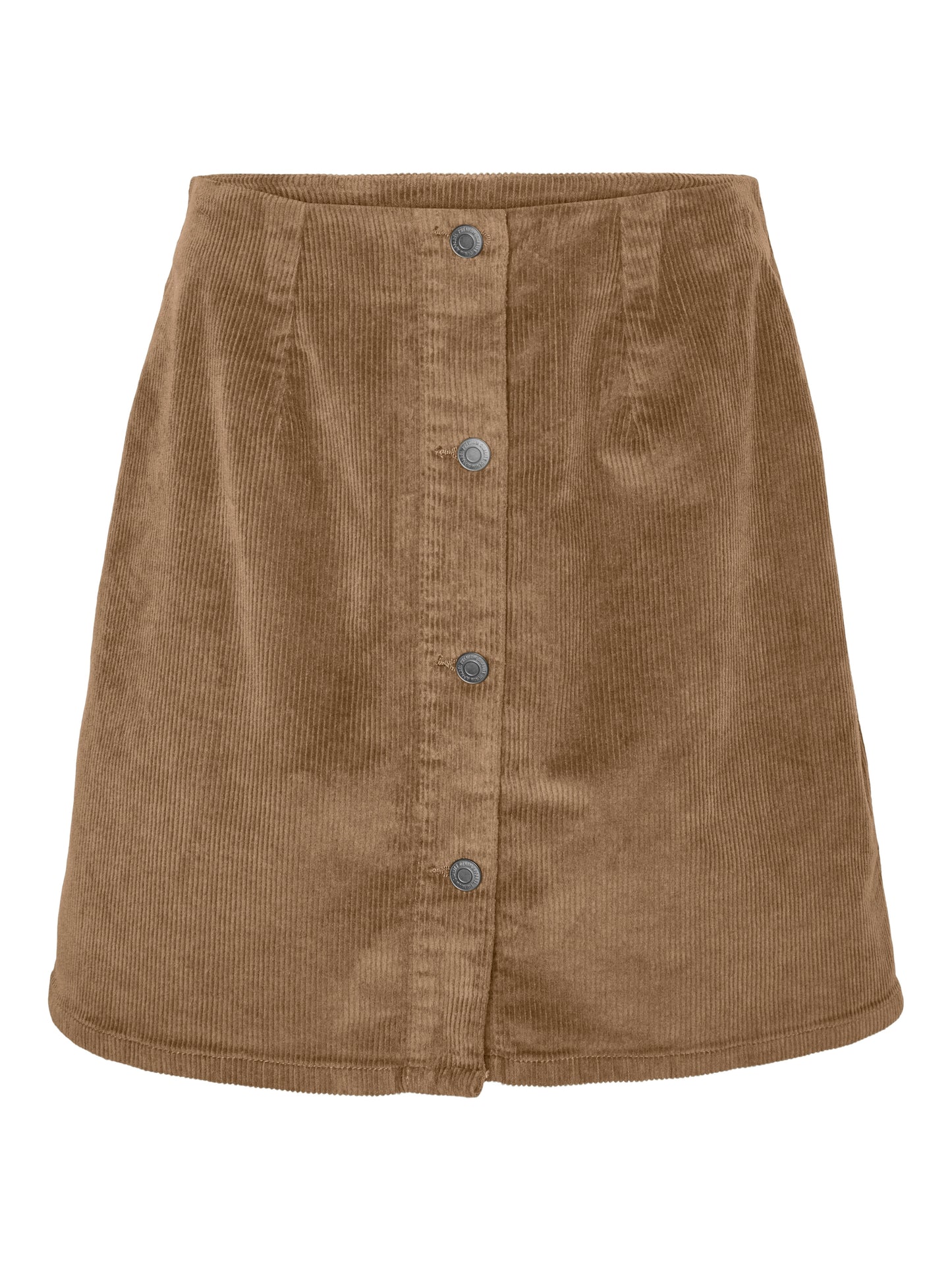 Vmetta Hr Short Cord Skater Skirt Noos (Silver Mink)